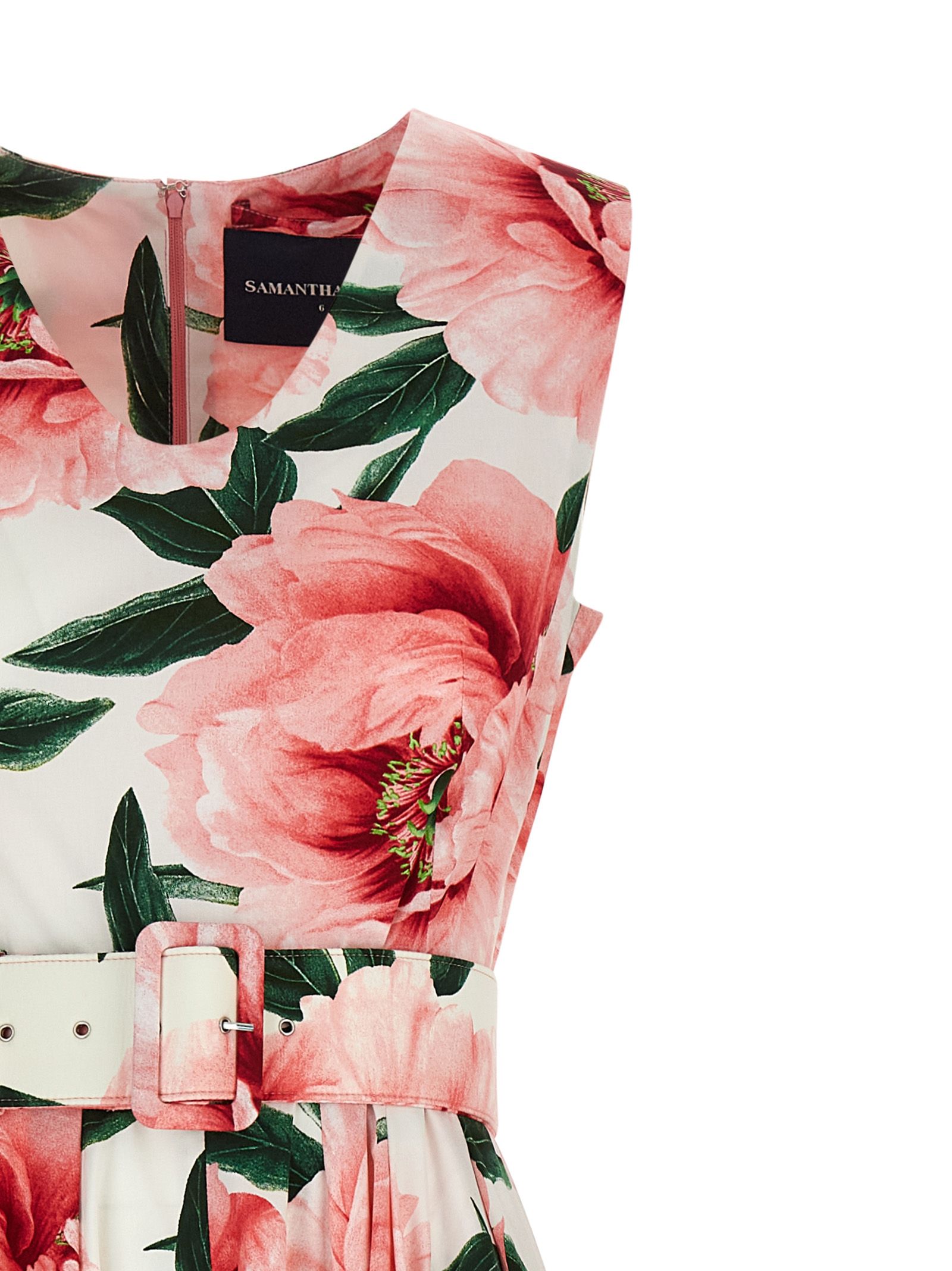 Cotton Midi Women's Dress - SAMANTHA SUNG - Modalova