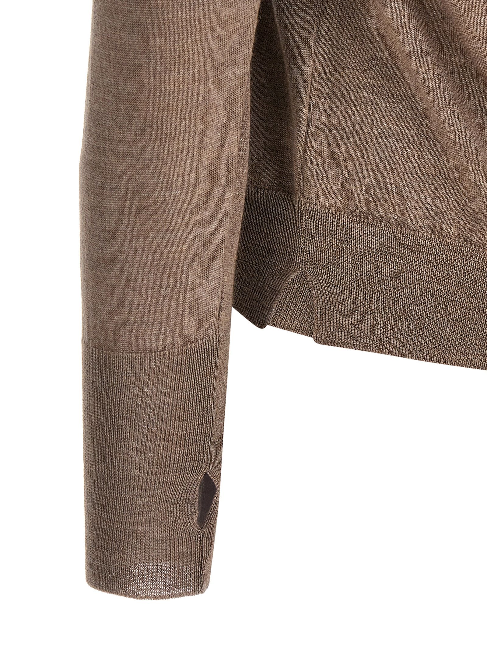 Virgin Wool Men's Cardigan - MA'RY'YA - Modalova