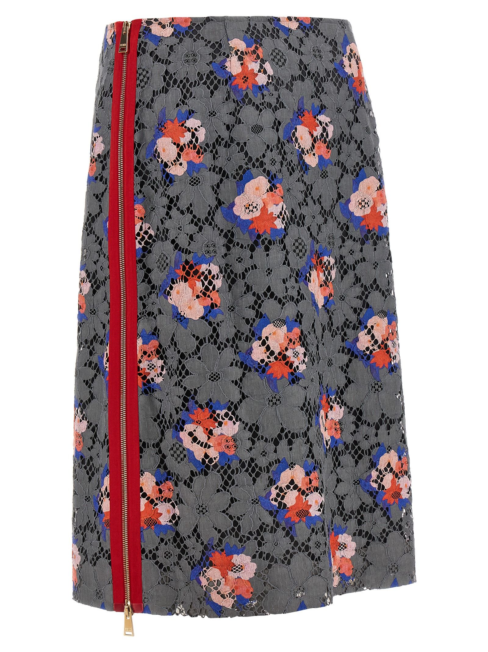 Cotton Midi Women's Skirt - Fendi - Modalova