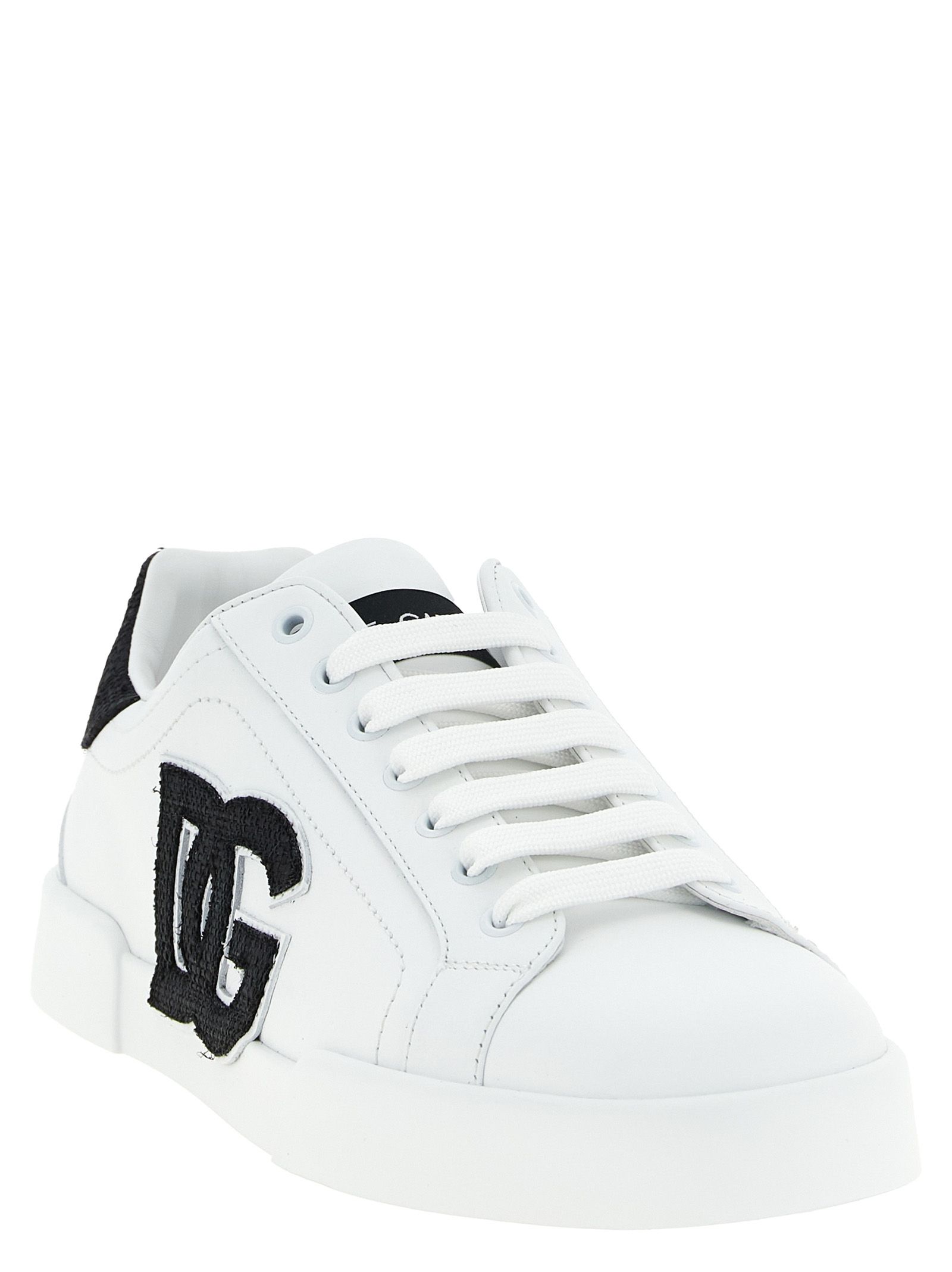 Calfskin Low Top Men's Sneakers - Dolce & Gabbana - Modalova