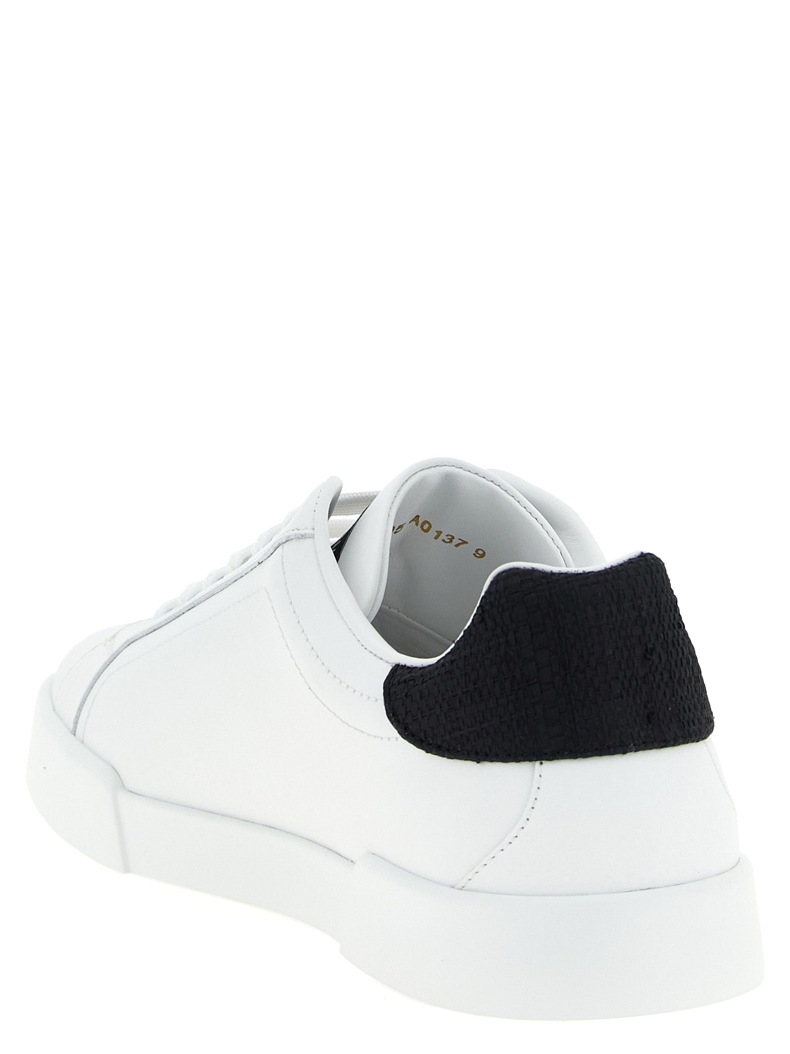 Calfskin Low Top Men's Sneakers - Dolce & Gabbana - Modalova