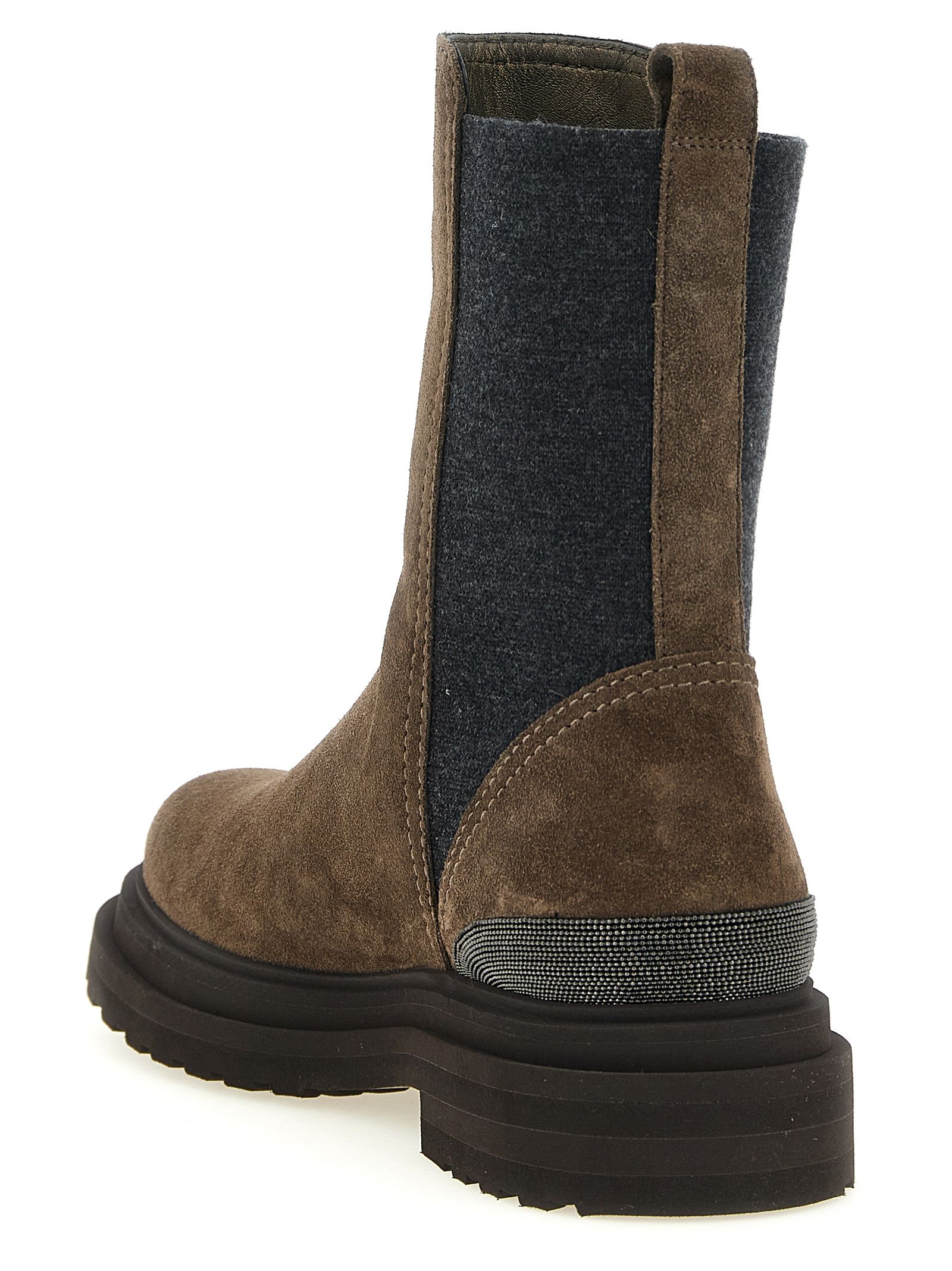 Calfskin Ankle Women's Boots - Brunello Cucinelli - Modalova