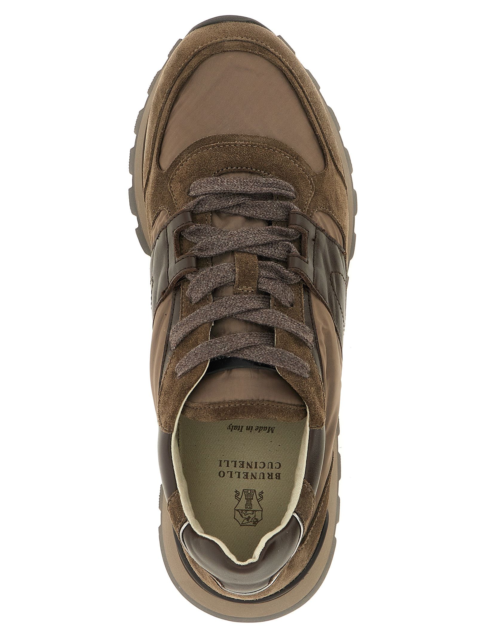 Calfskin Athletic Women's Sneakers - Brunello Cucinelli - Modalova