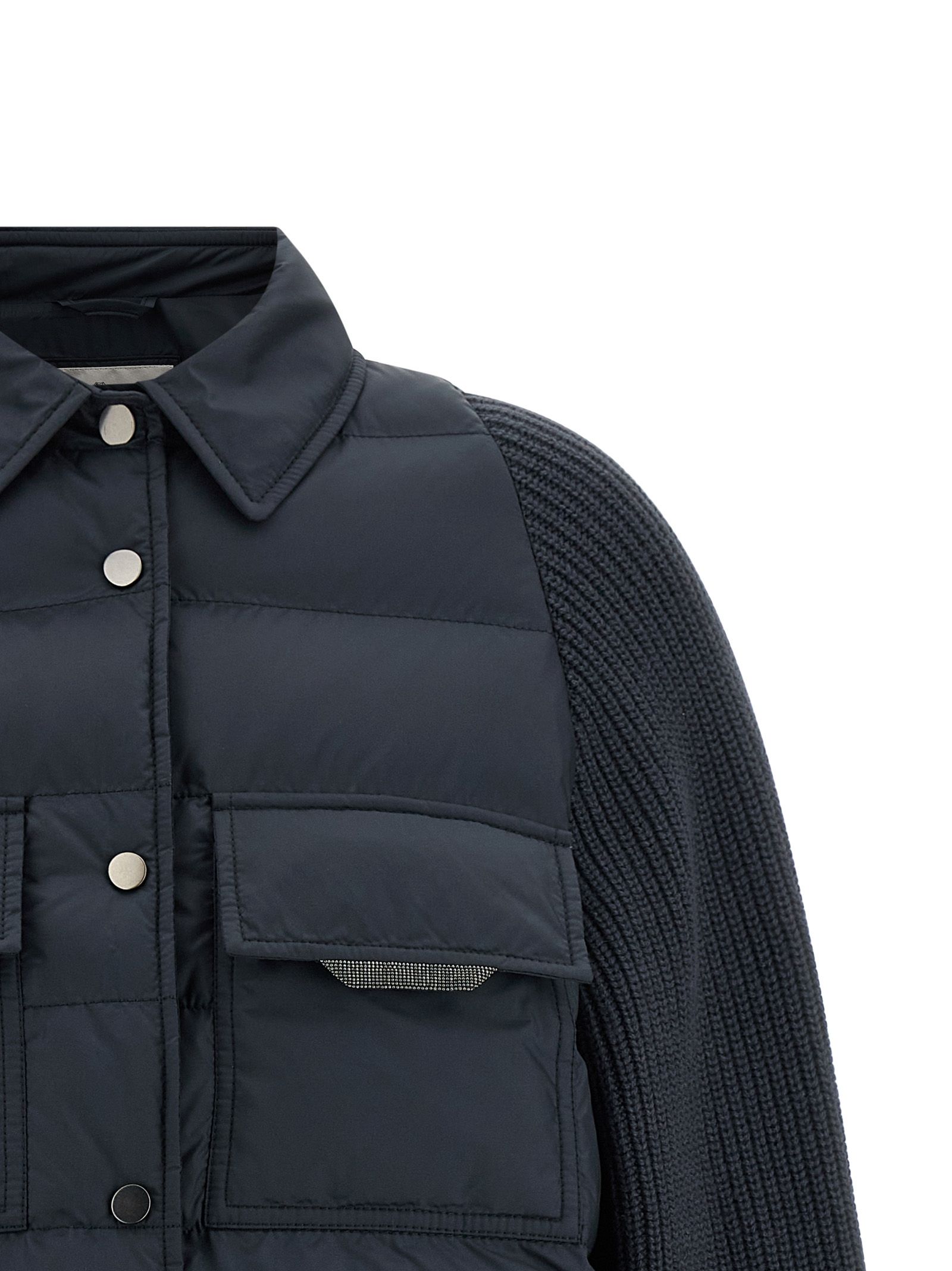 Polyester Full-Length Women's Jacket - Brunello Cucinelli - Modalova