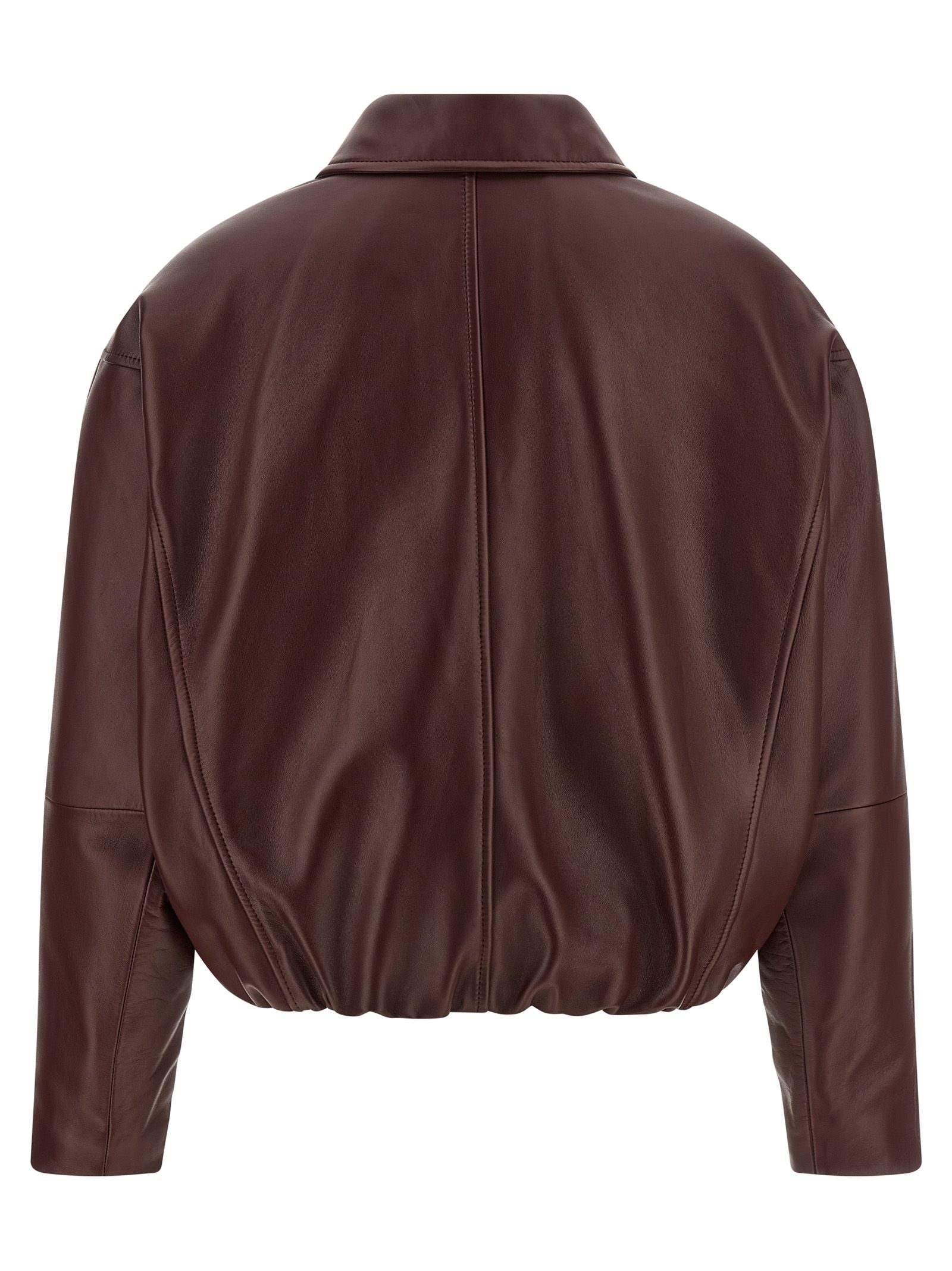 Calfskin Leather Women's Jacket - Brunello Cucinelli - Modalova
