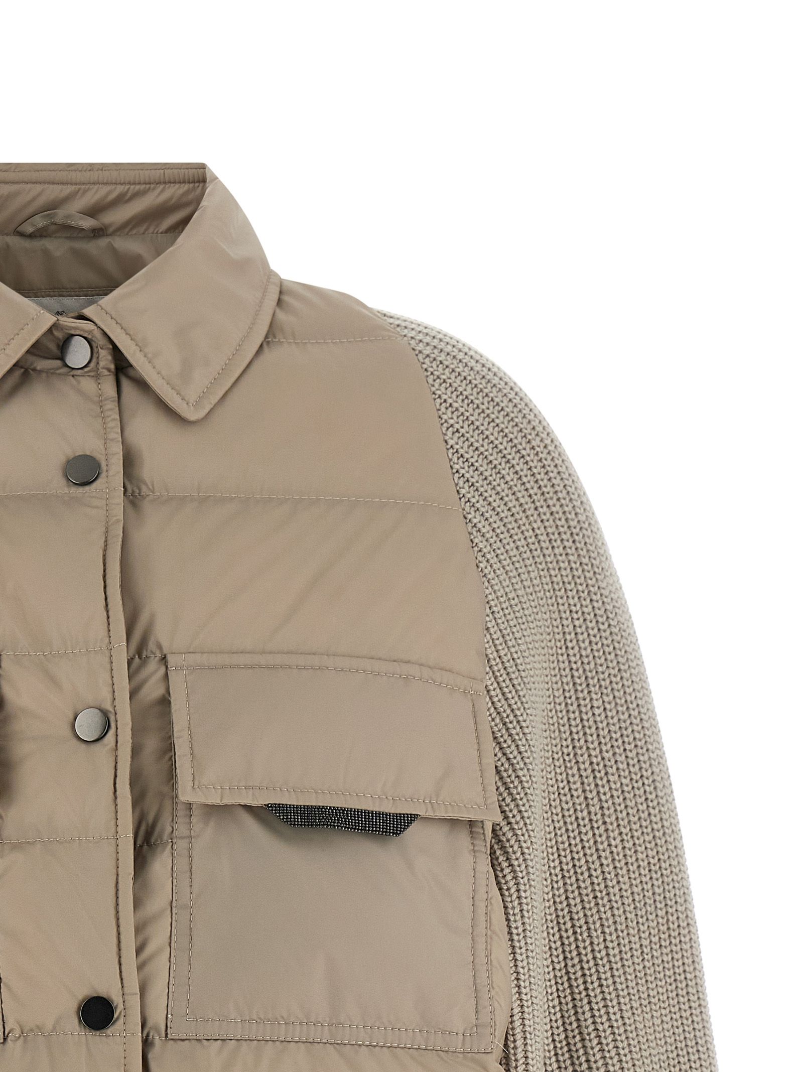 Polyester Shell Women's Jacket - Brunello Cucinelli - Modalova