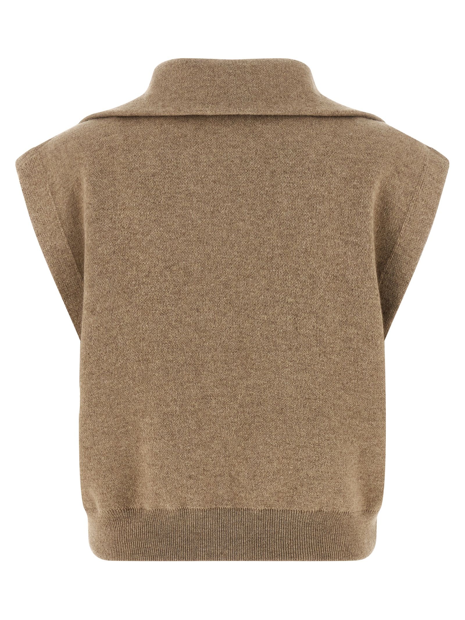 Cashmere Sleeveless Women's Jacket - Brunello Cucinelli - Modalova