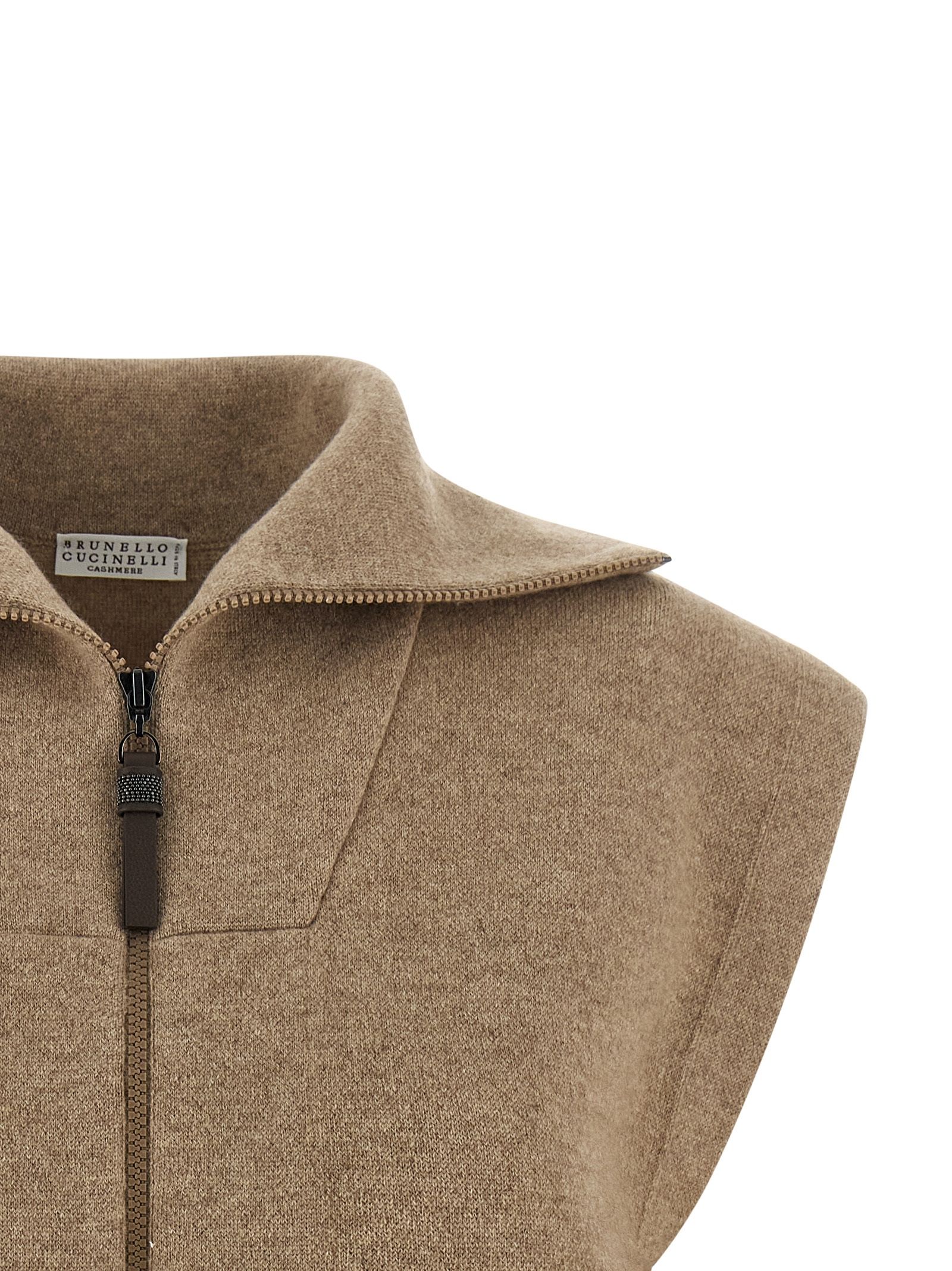Cashmere Sleeveless Women's Jacket - Brunello Cucinelli - Modalova