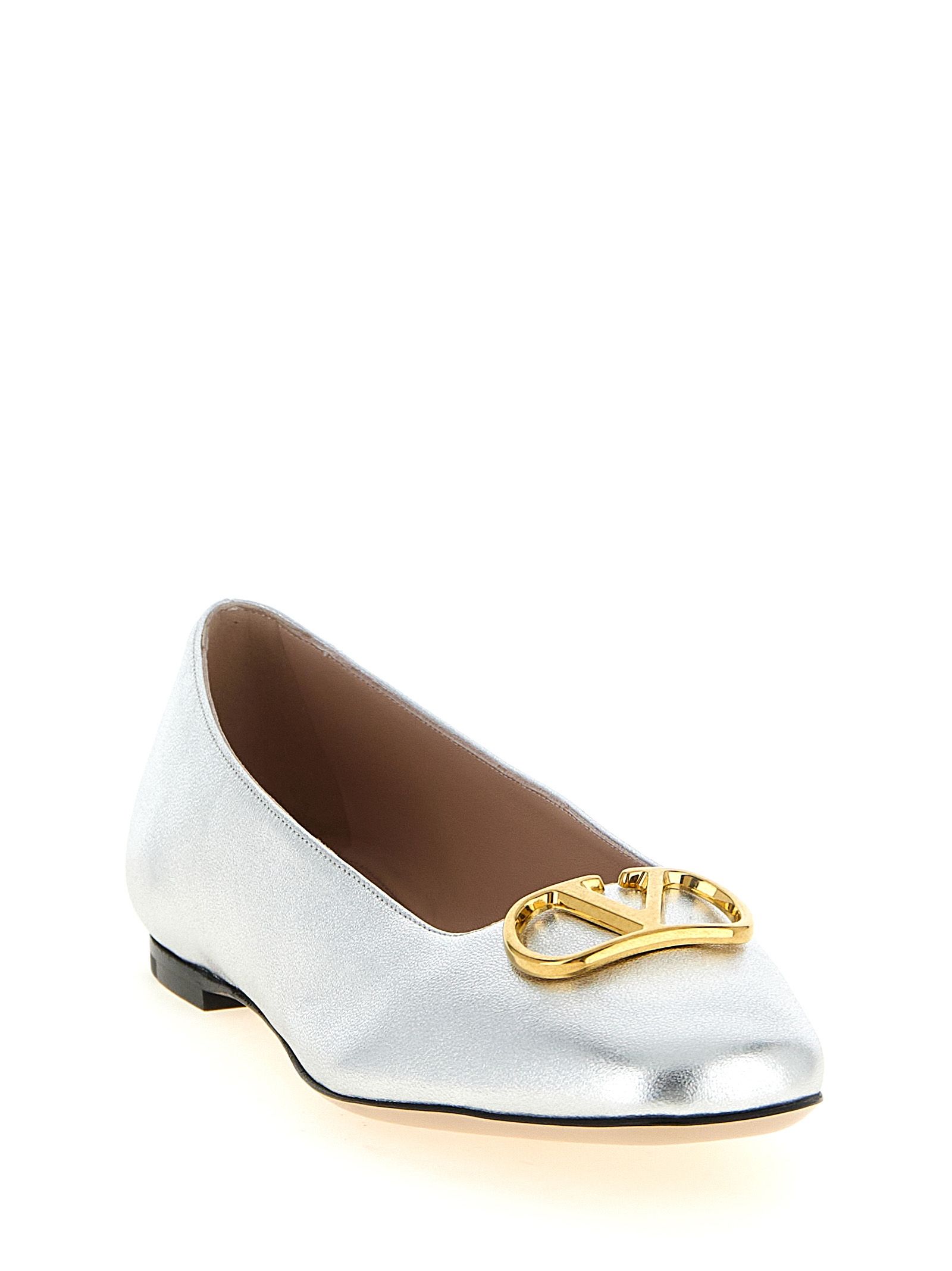 Lamb Leather Ballet Women's Flats - Valentino Garavani - Modalova