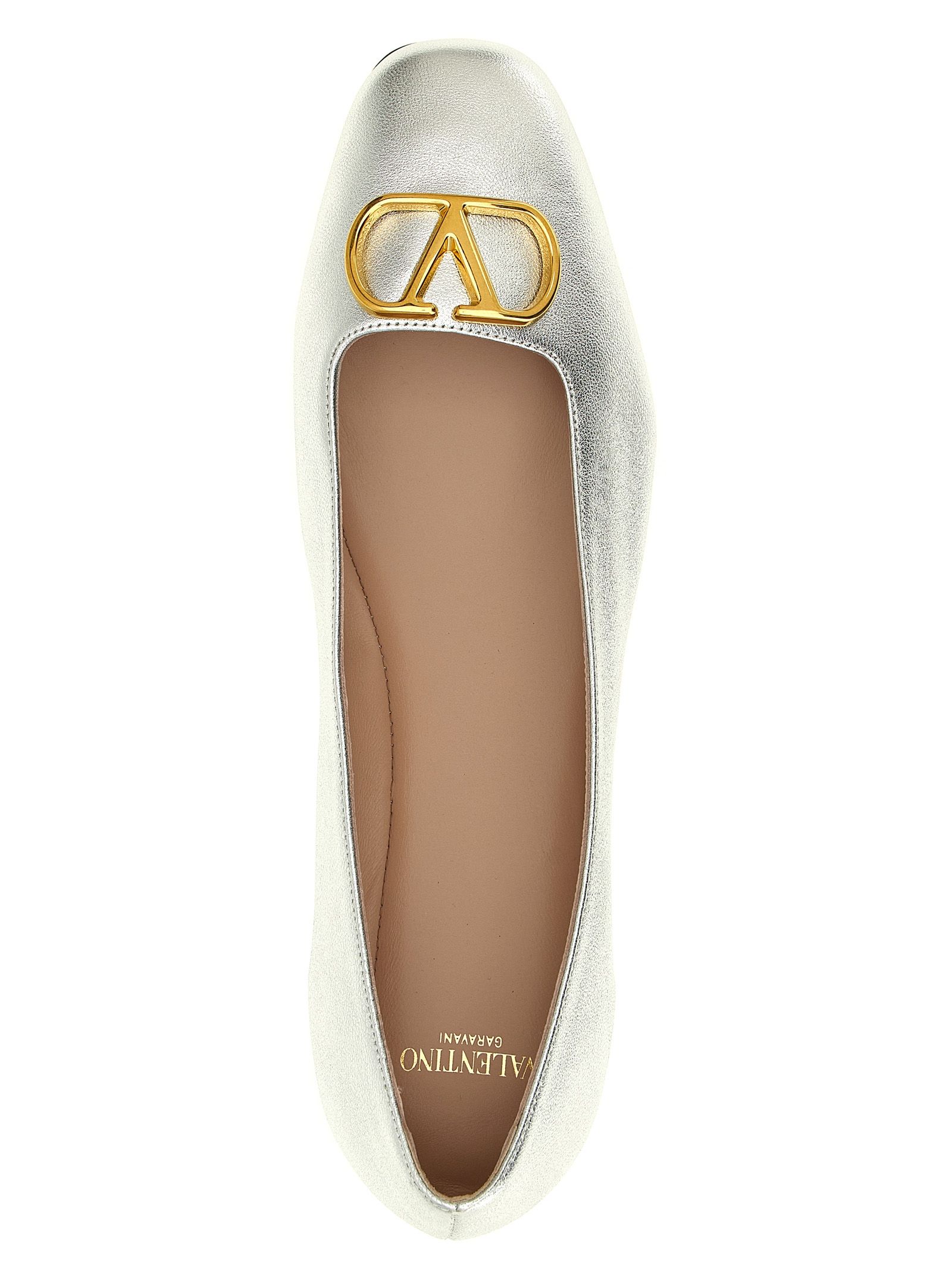 Lamb Leather Ballet Women's Flats - Valentino Garavani - Modalova
