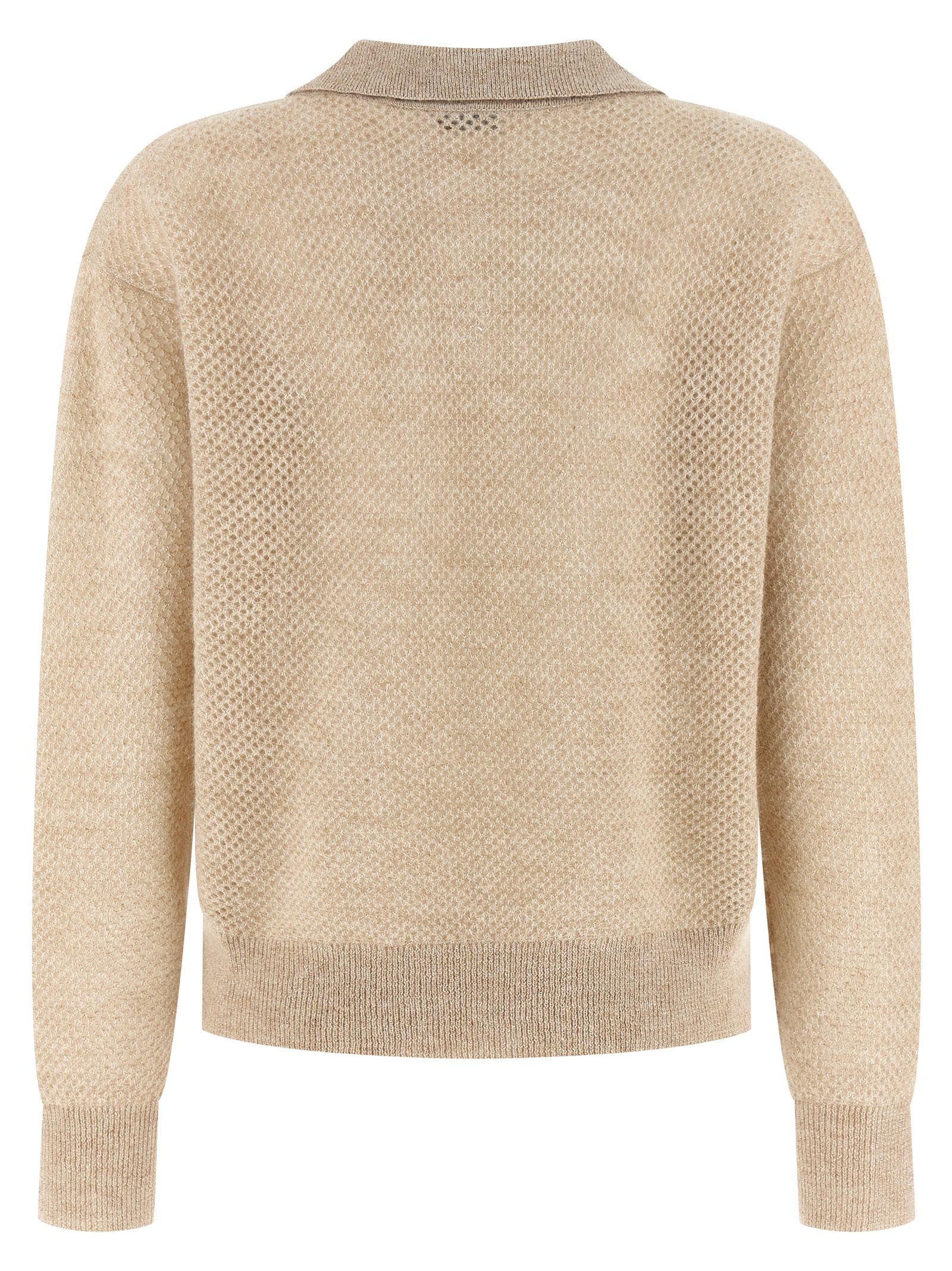 Wool Polo Women's Shirt - Brunello Cucinelli - Modalova