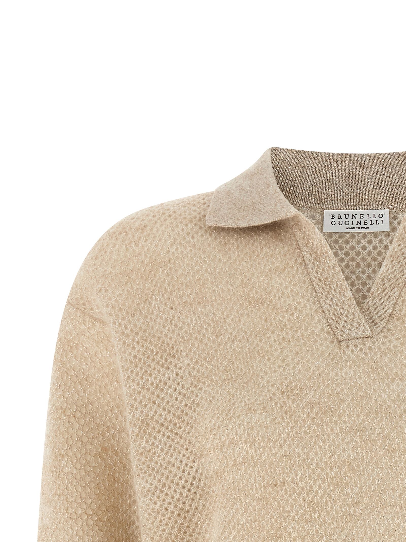 Wool Polo Women's Shirt - Brunello Cucinelli - Modalova