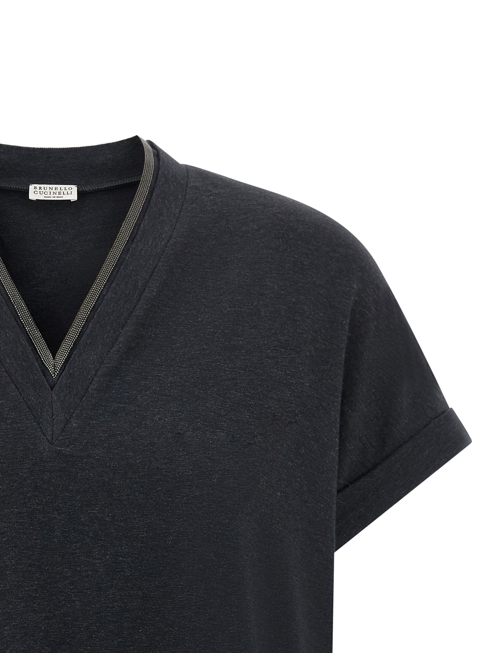 Cotton Women's T-Shirt - Brunello Cucinelli - Modalova