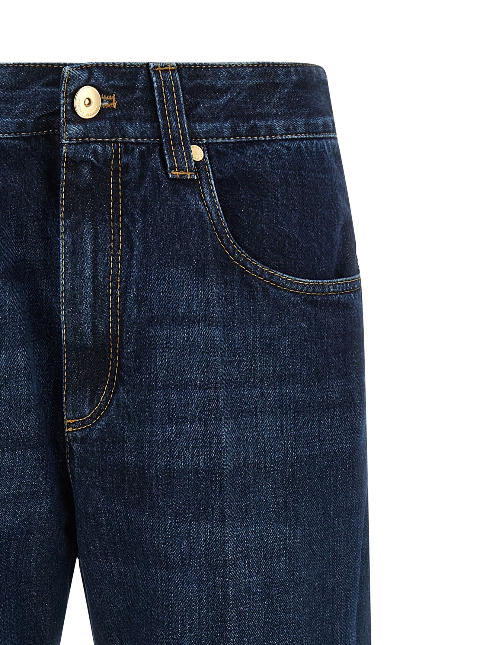 Cotton Cropped Women's Jeans - Brunello Cucinelli - Modalova