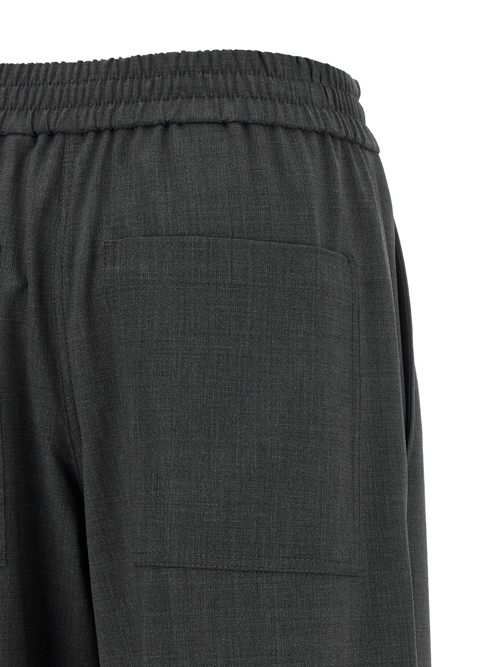Virgin Wool Flared Women's Pants - Brunello Cucinelli - Modalova