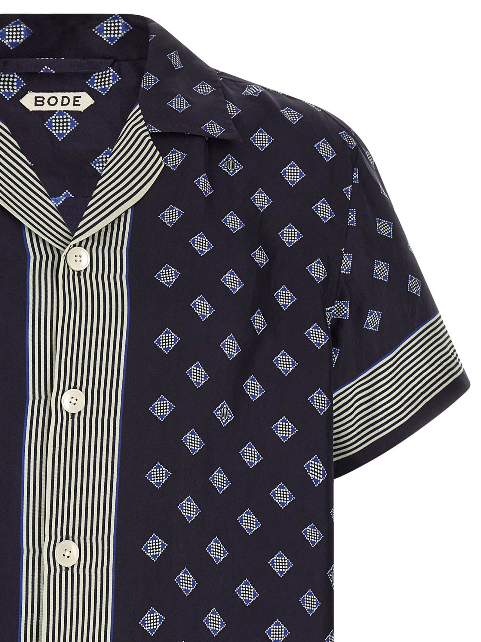 BODE Blue Silk Men's Blouse - BODE - Modalova