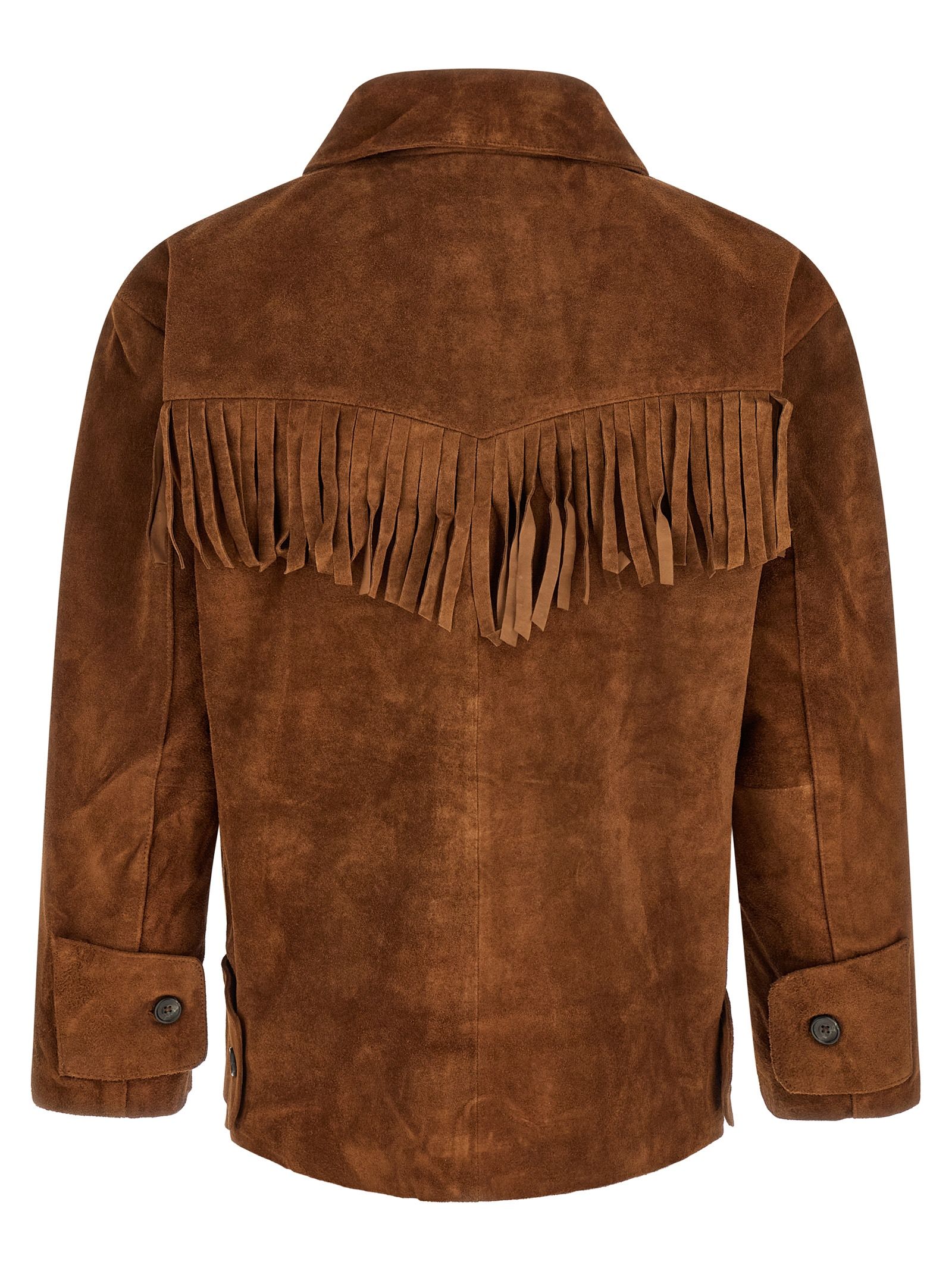Leather Leather Men's Jacket - FOUND - Modalova