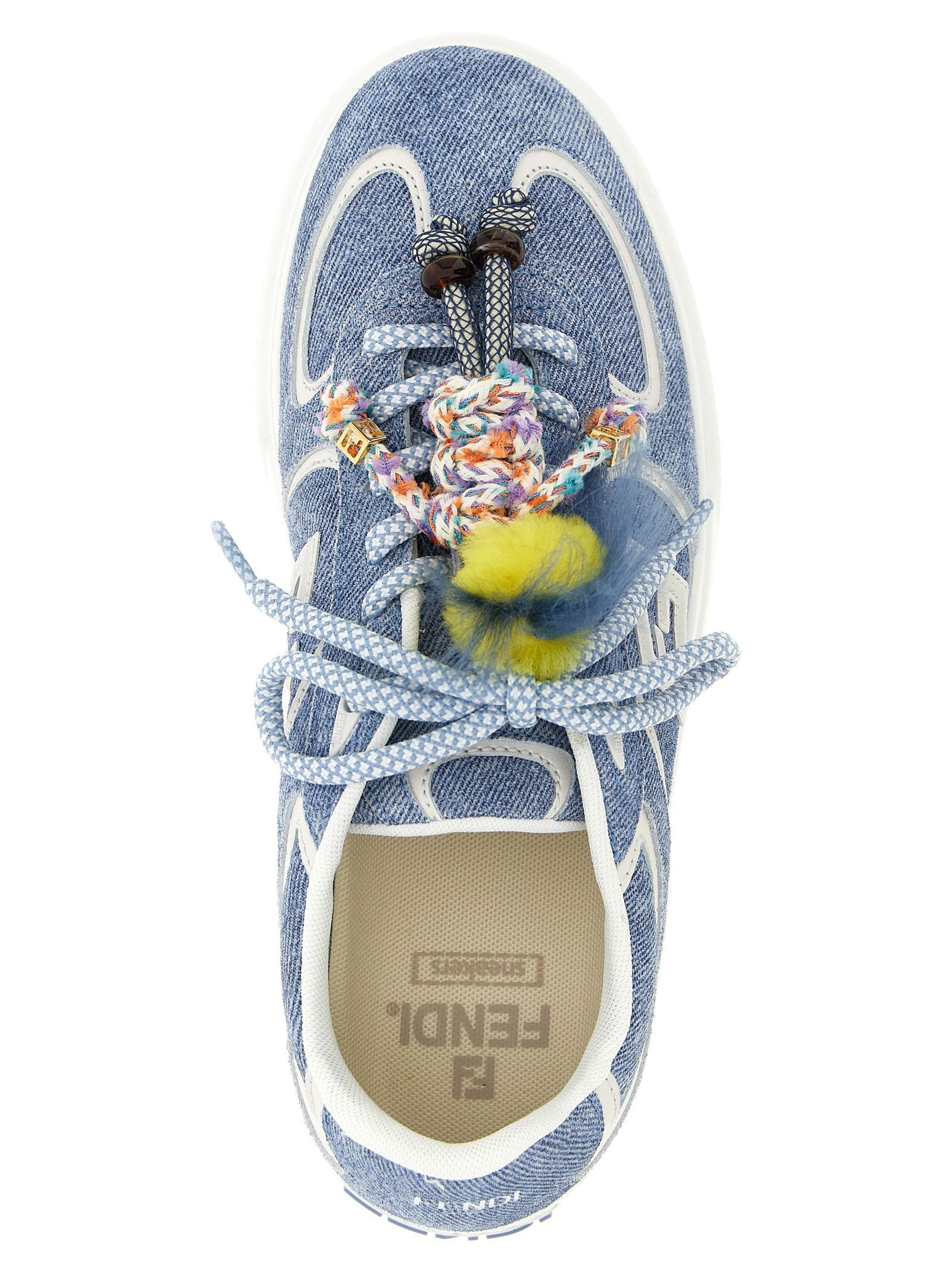 Calfskin Platform Women's Sneakers - Fendi - Modalova