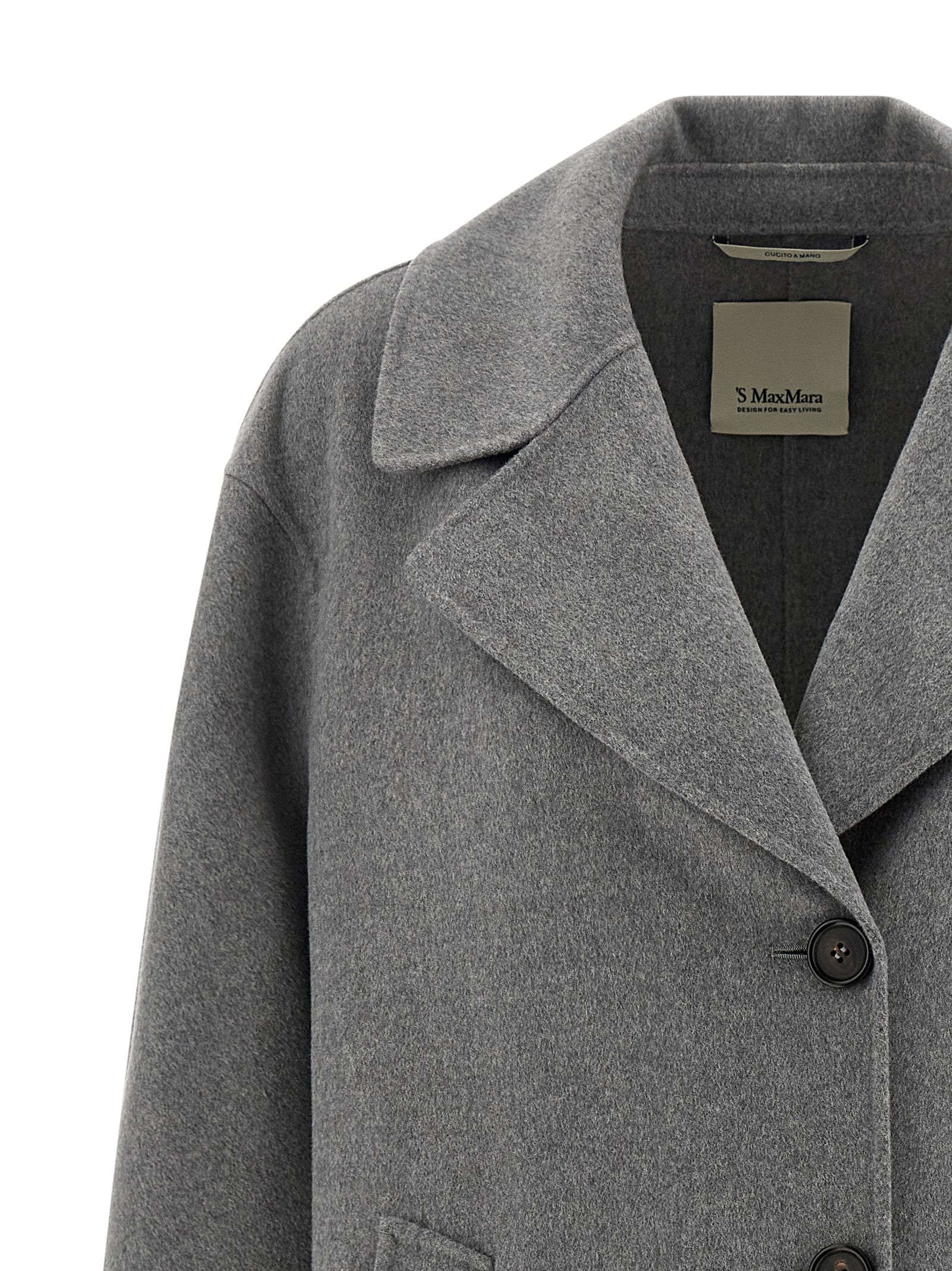 Virgin Wool Women's Coat - 'S Max Mara - Modalova