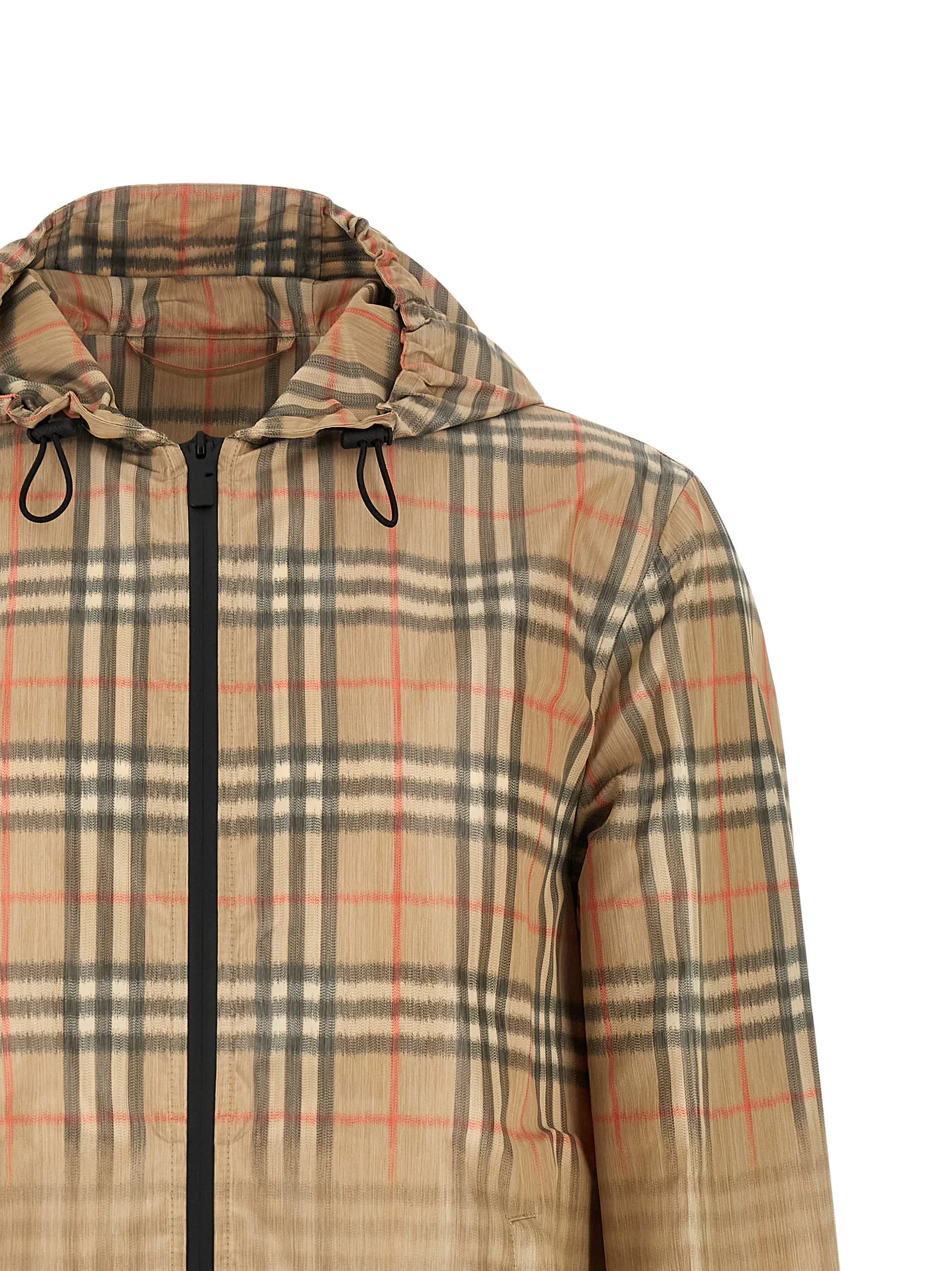Viscose Shell Men's Jacket - Burberry - Modalova