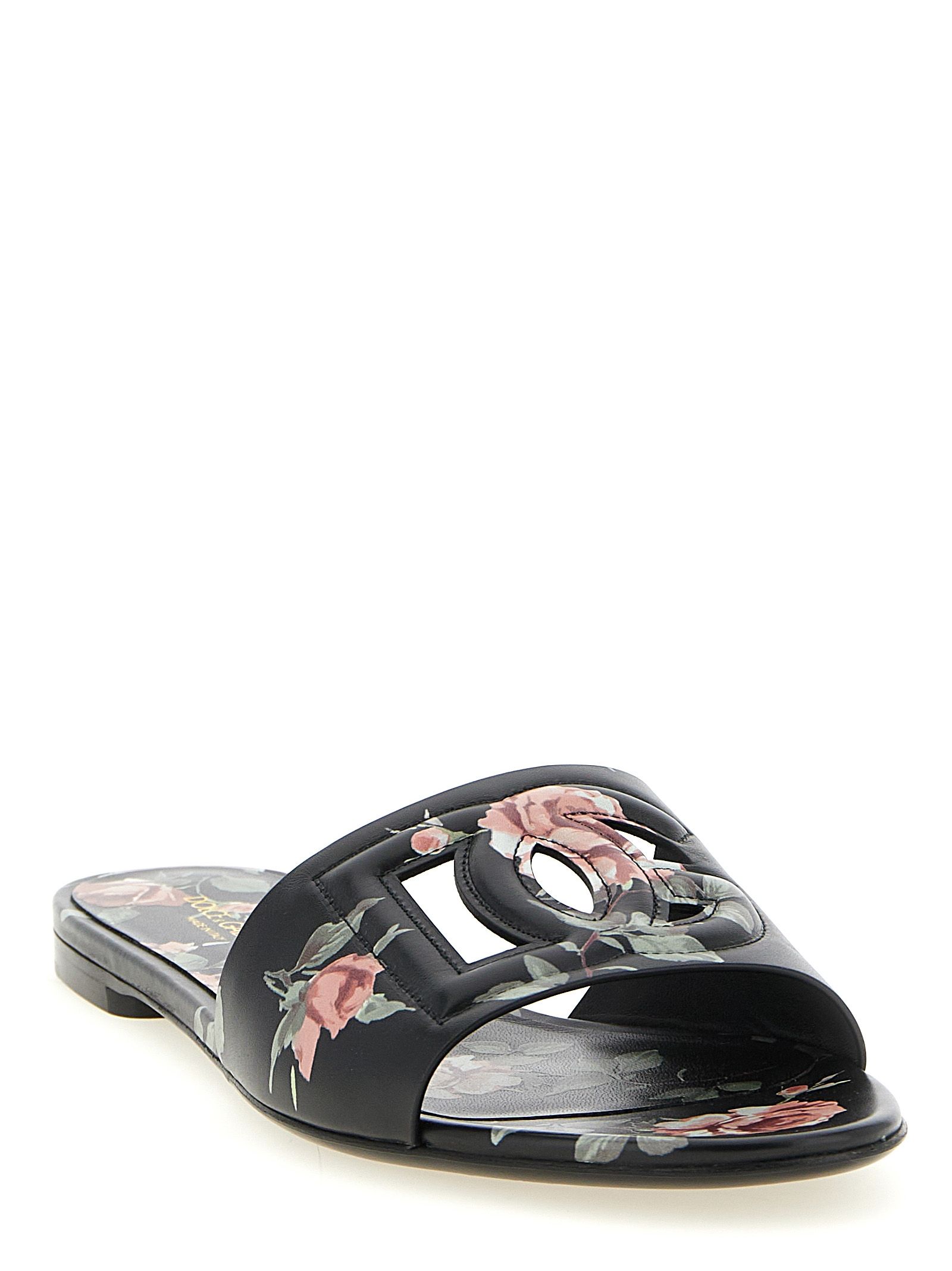 Calfskin Women's Slides - Dolce & Gabbana - Modalova