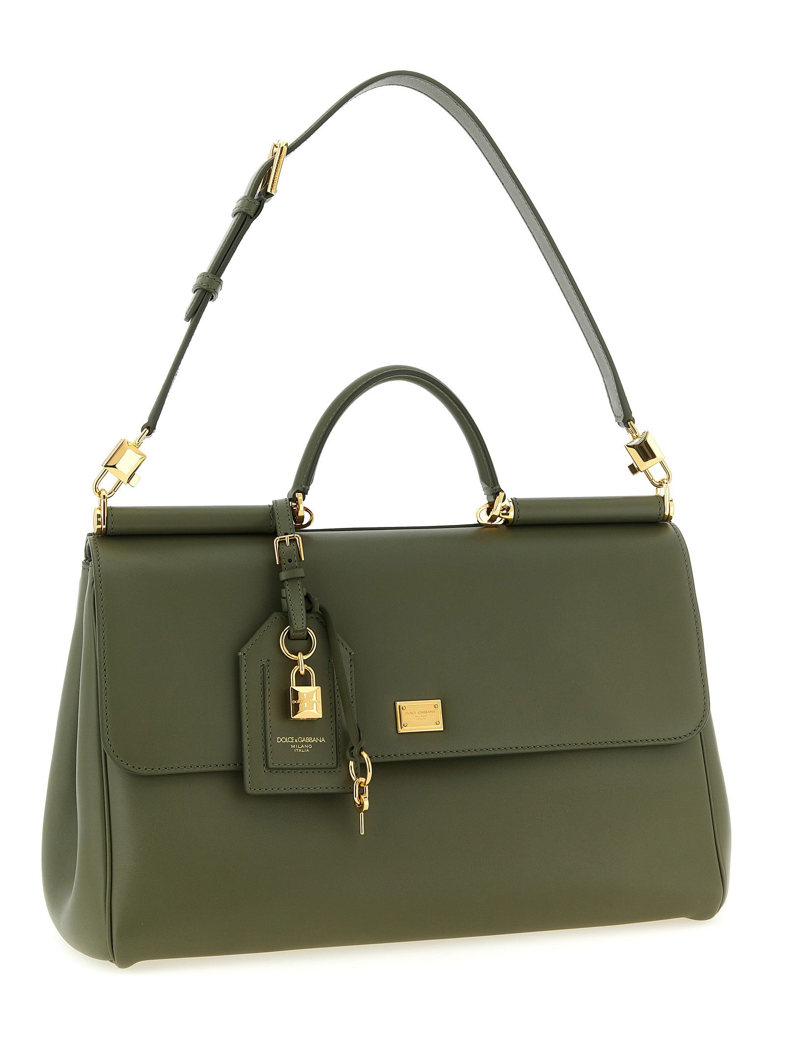 Calfskin Women's Handbag - Dolce & Gabbana - Modalova