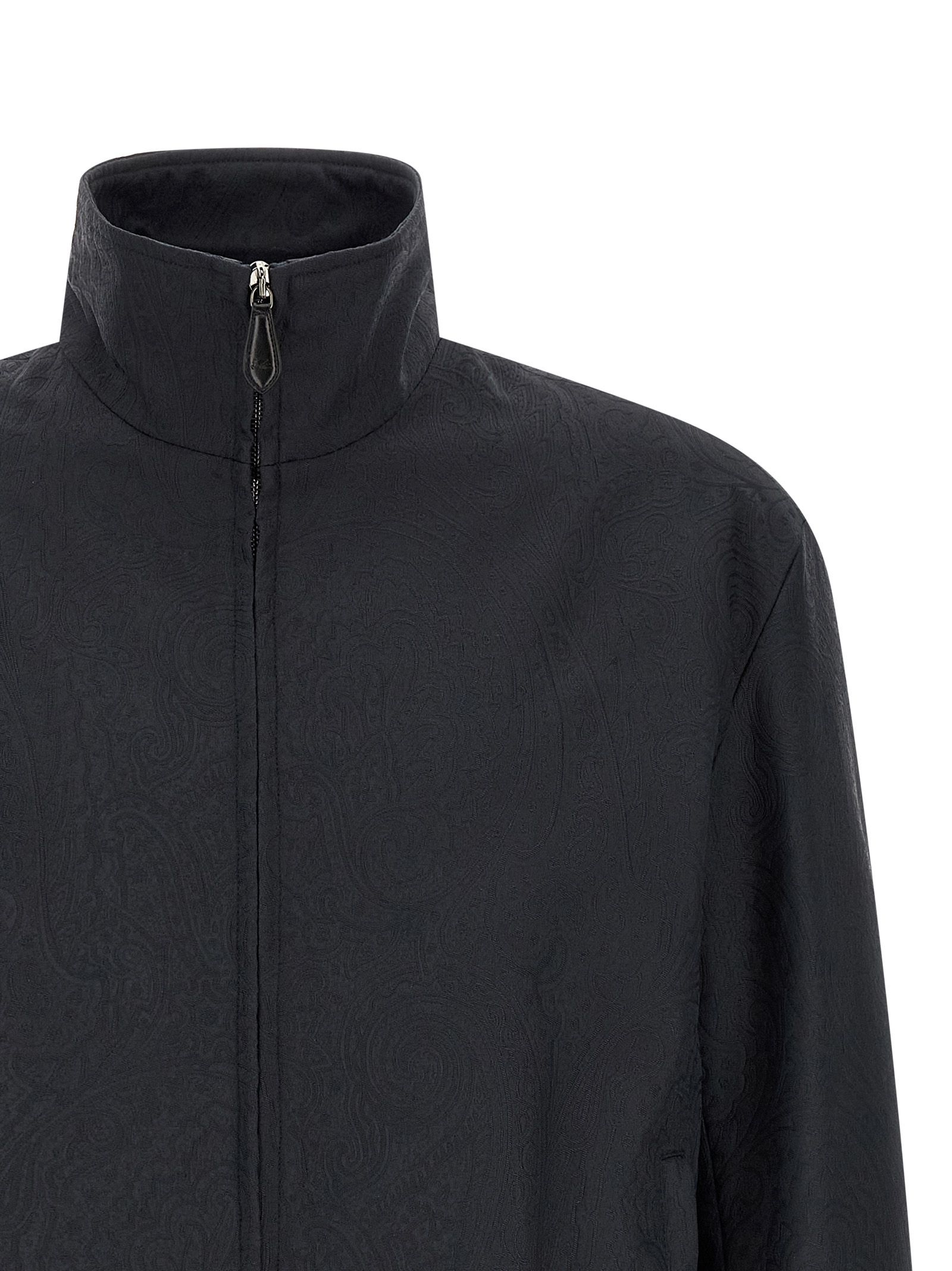 Etro Blue Polyamide Men's Jacket - Etro - Modalova
