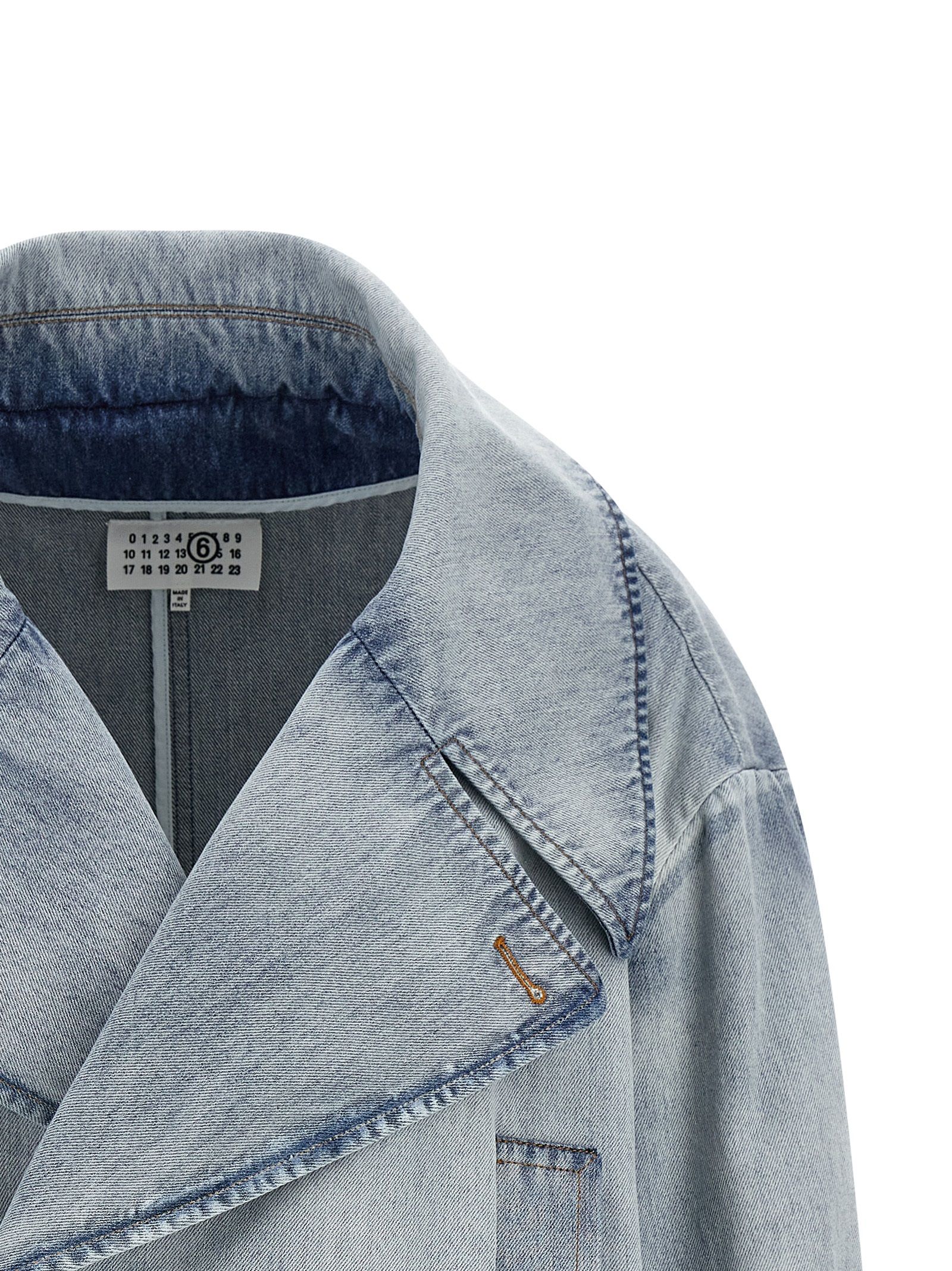 Cotton Denim Women's Jacket - MM6 Maison Margiela - Modalova