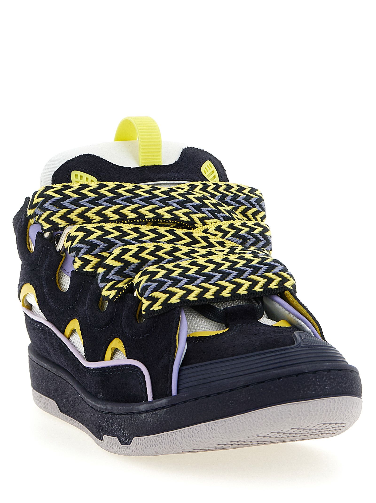 Calfskin Athletic Men's Sneakers - Lanvin - Modalova