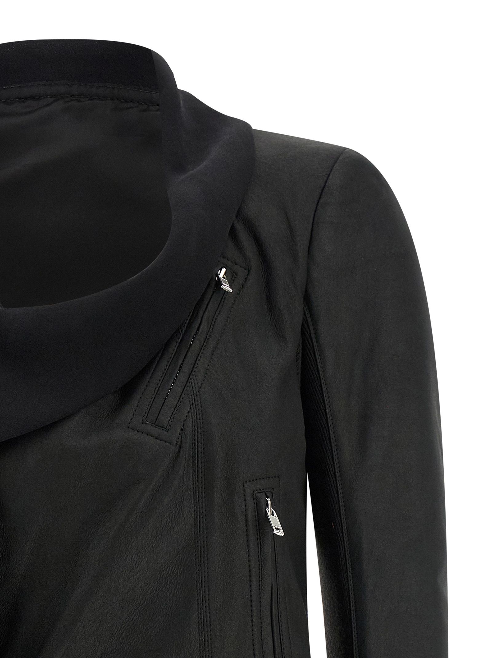 Lamb Leather Leather Women's Jacket - Rick Owens - Modalova