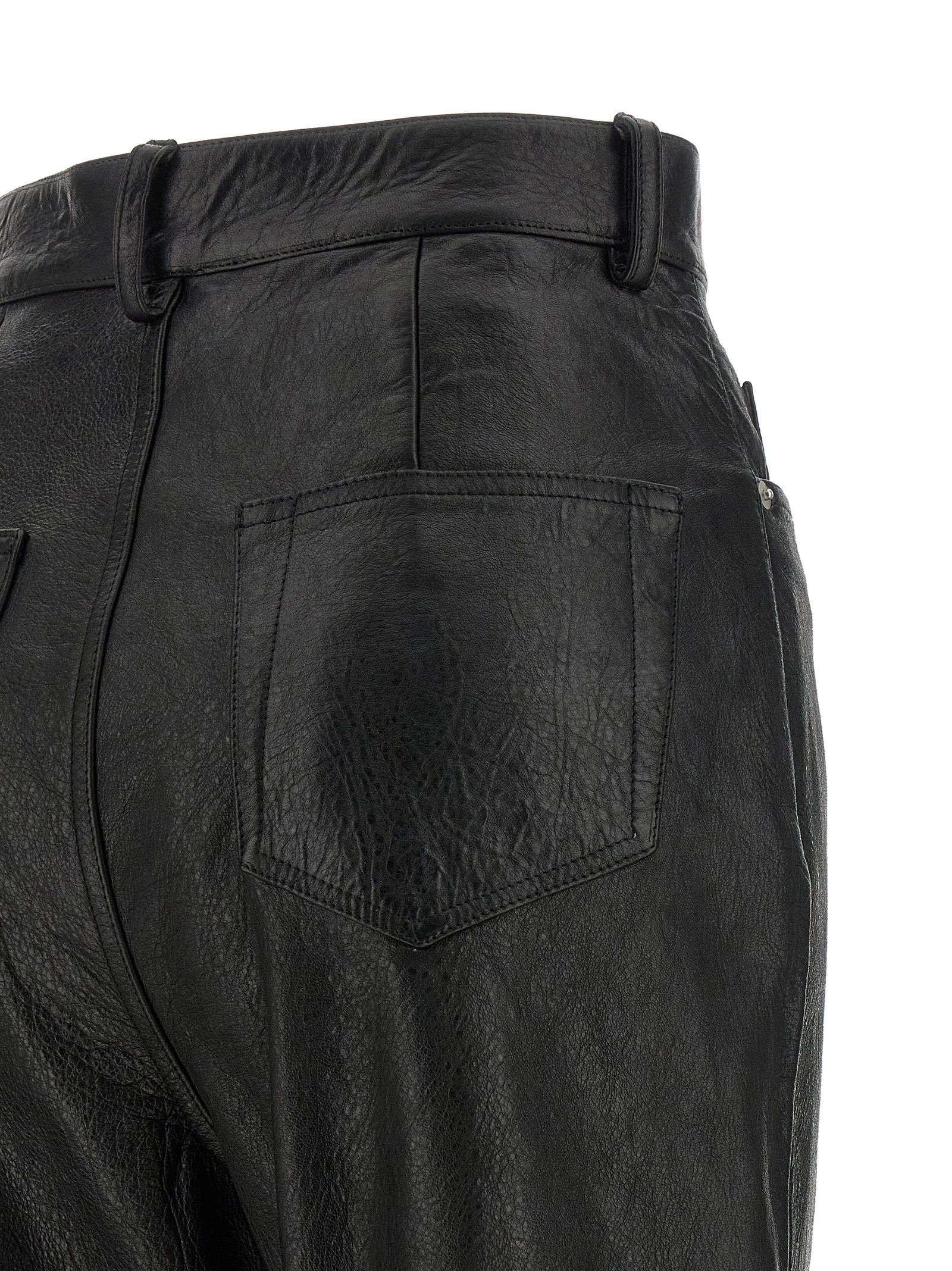 Lamb Leather Women's Pants - Rick Owens - Modalova