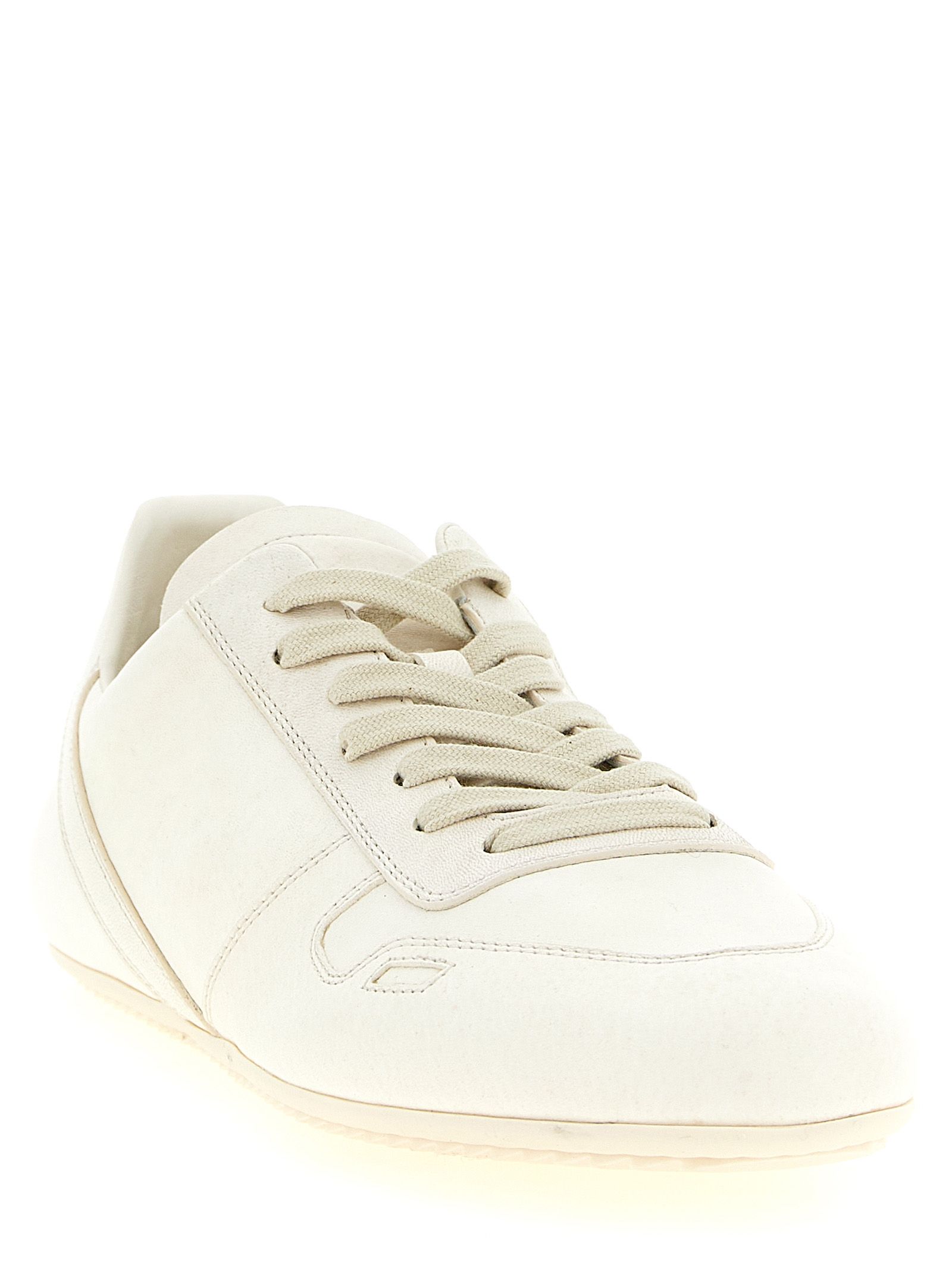 Lamb Leather Low Top Men's Sneakers - Rick Owens - Modalova