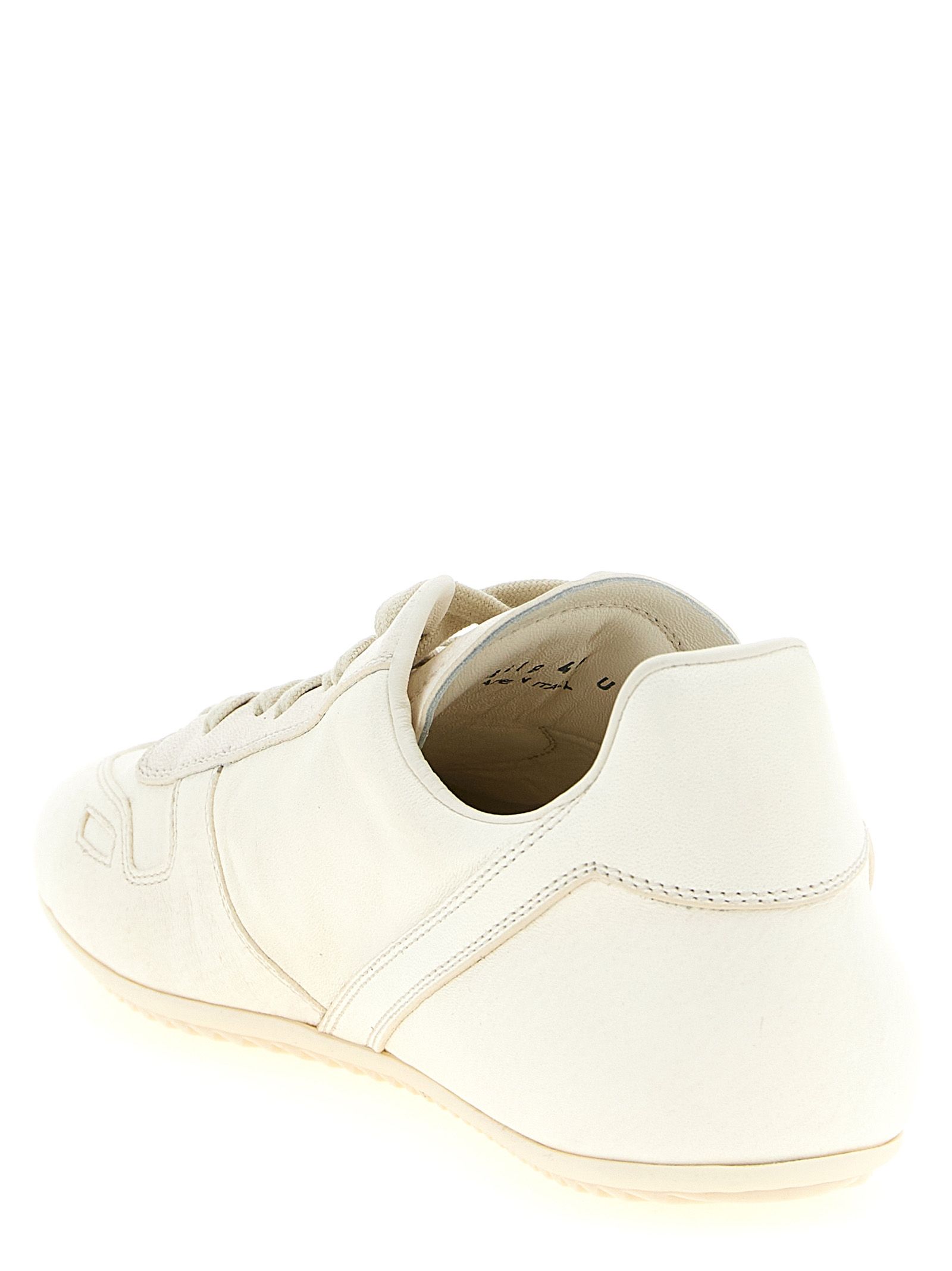 Lamb Leather Low Top Men's Sneakers - Rick Owens - Modalova