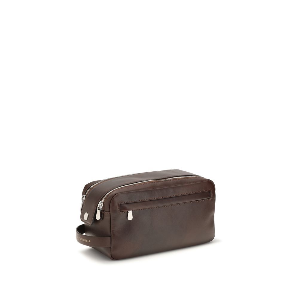 Calf Leather Bos Taurus Men's Wallet - Brunello Cucinelli - Modalova