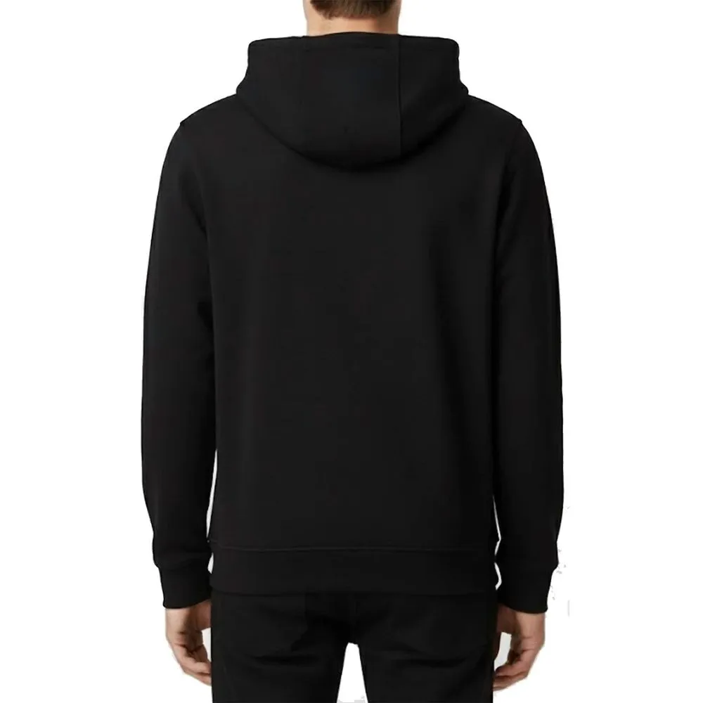 Versace Black Cotton Men's Hoodie - Versace - Modalova
