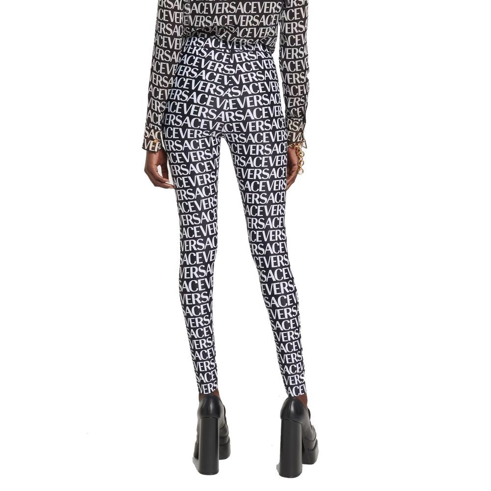 Elastane Women's Leggings - Versace - Modalova