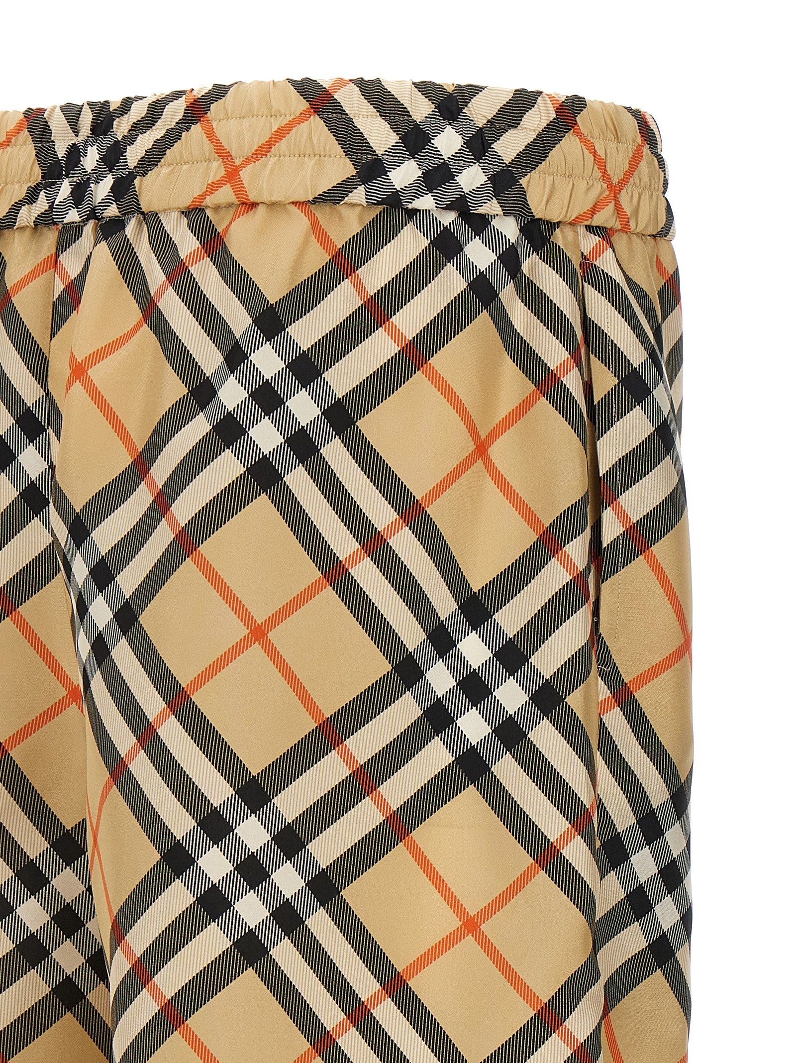 Satin Bermuda Men's Shorts - Burberry - Modalova