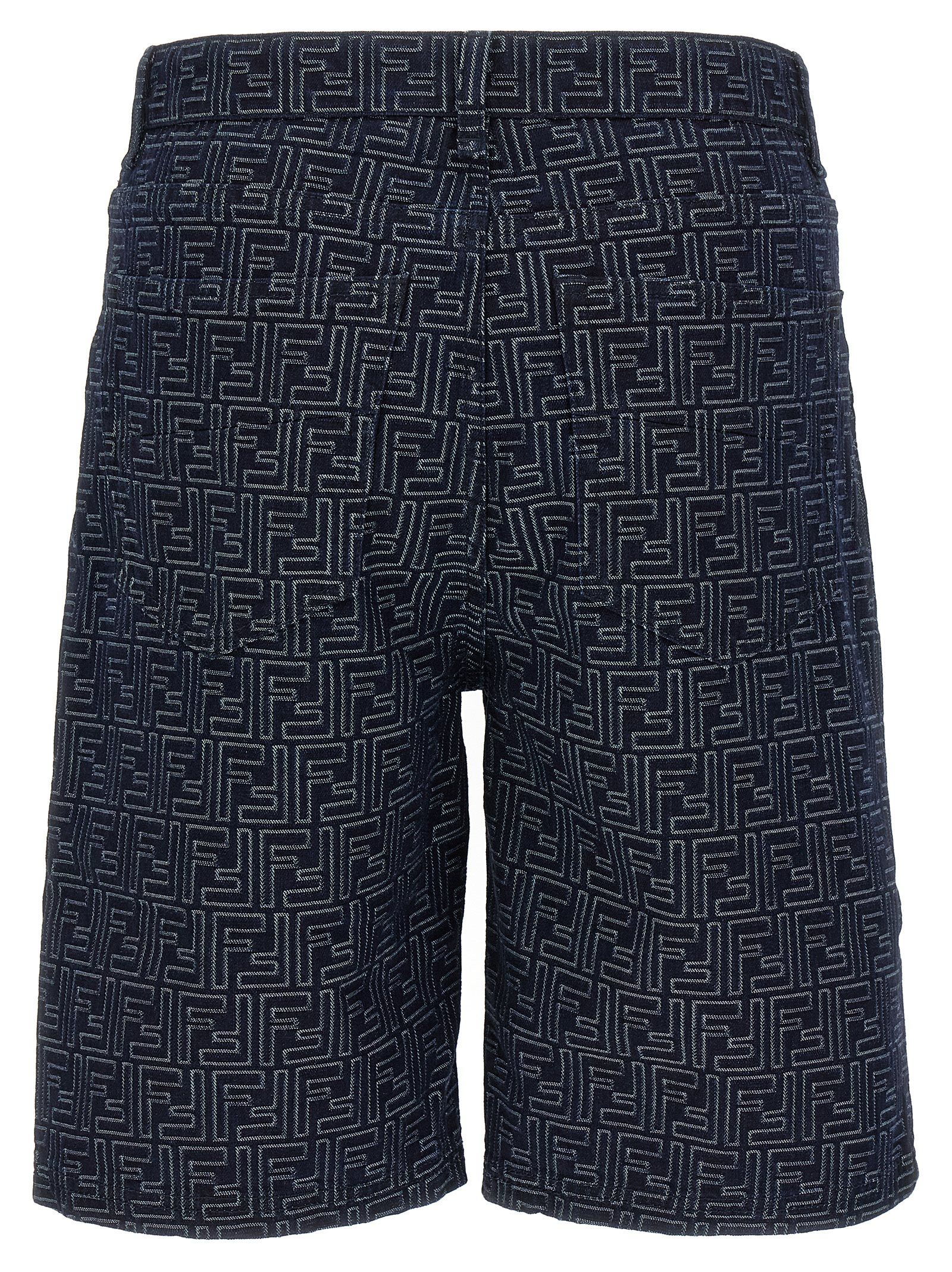 Cotton Bermuda Men's Shorts - Fendi - Modalova