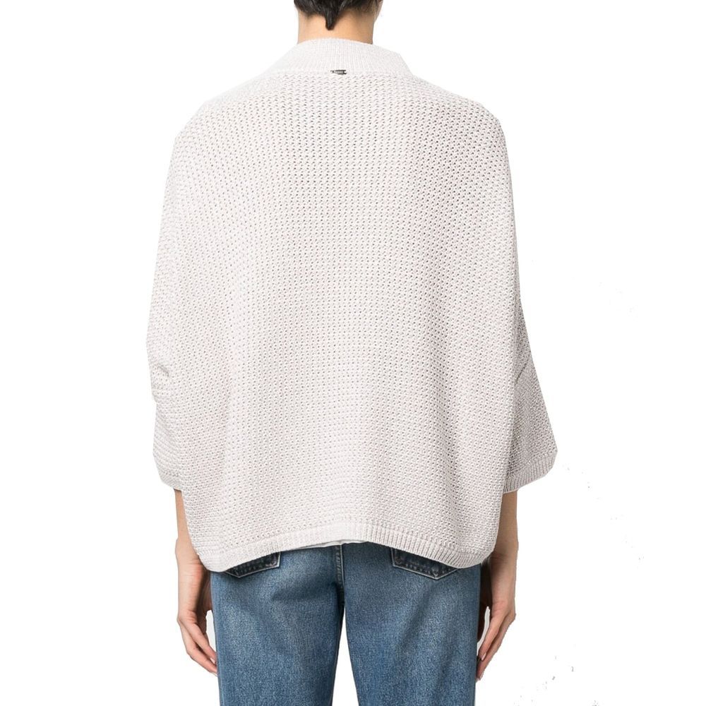 Herno Beige Cotton Women's Cardigan - Herno - Modalova