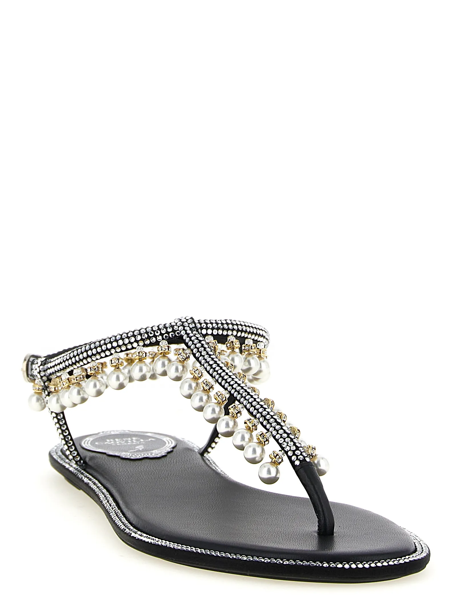 Viscose Flat Women's Sandals - RENE CAOVILLA - Modalova