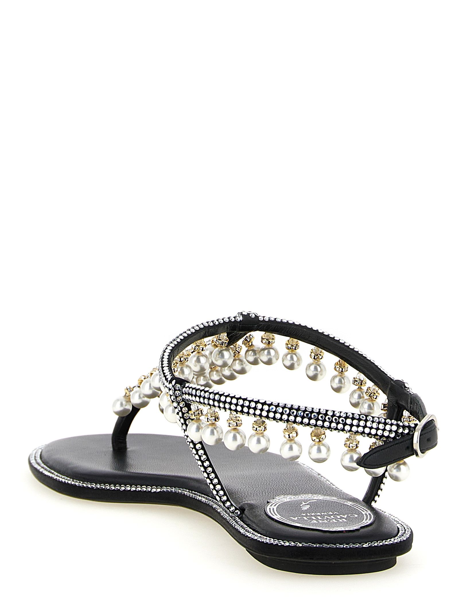 Viscose Flat Women's Sandals - RENE CAOVILLA - Modalova