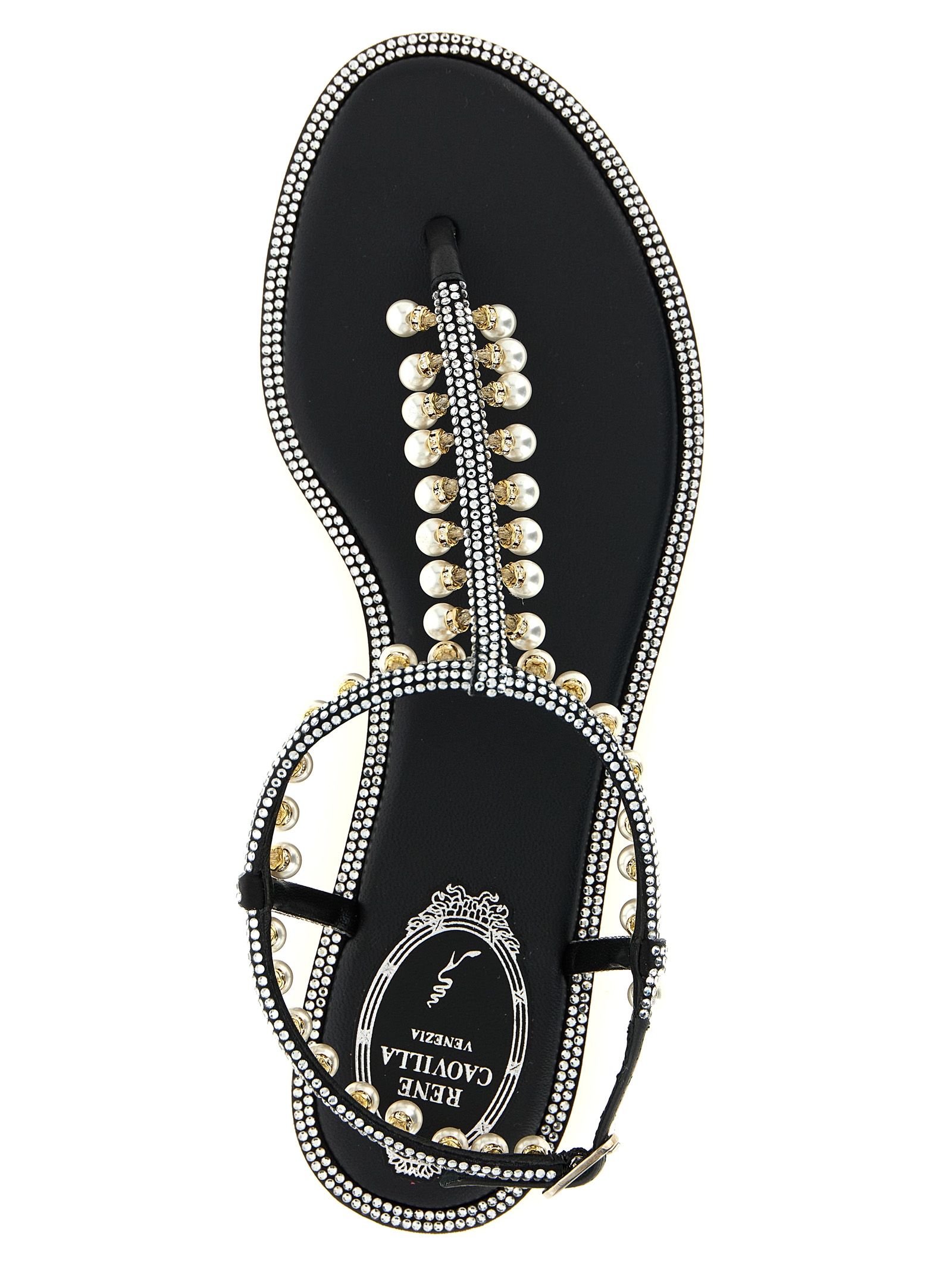 Viscose Flat Women's Sandals - RENE CAOVILLA - Modalova