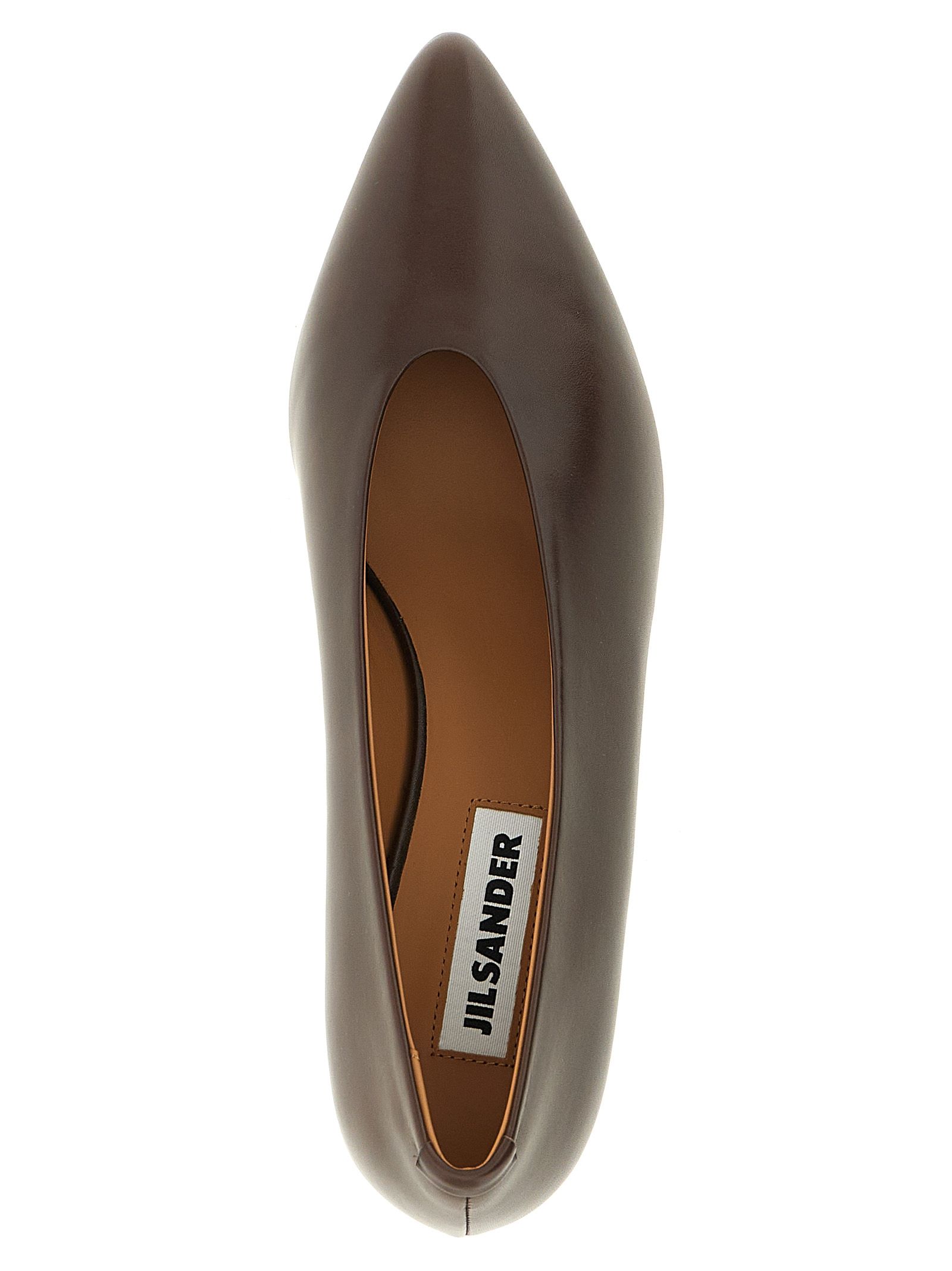 Calfskin Mid Heel Women's Pumps - Jil Sander - Modalova