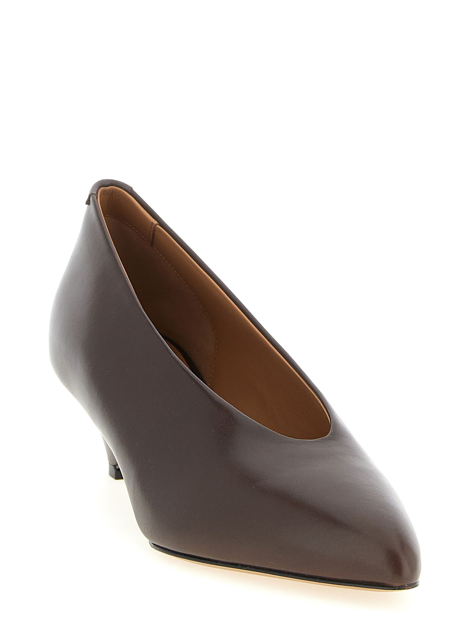 Calfskin Mid Heel Women's Pumps - Jil Sander - Modalova