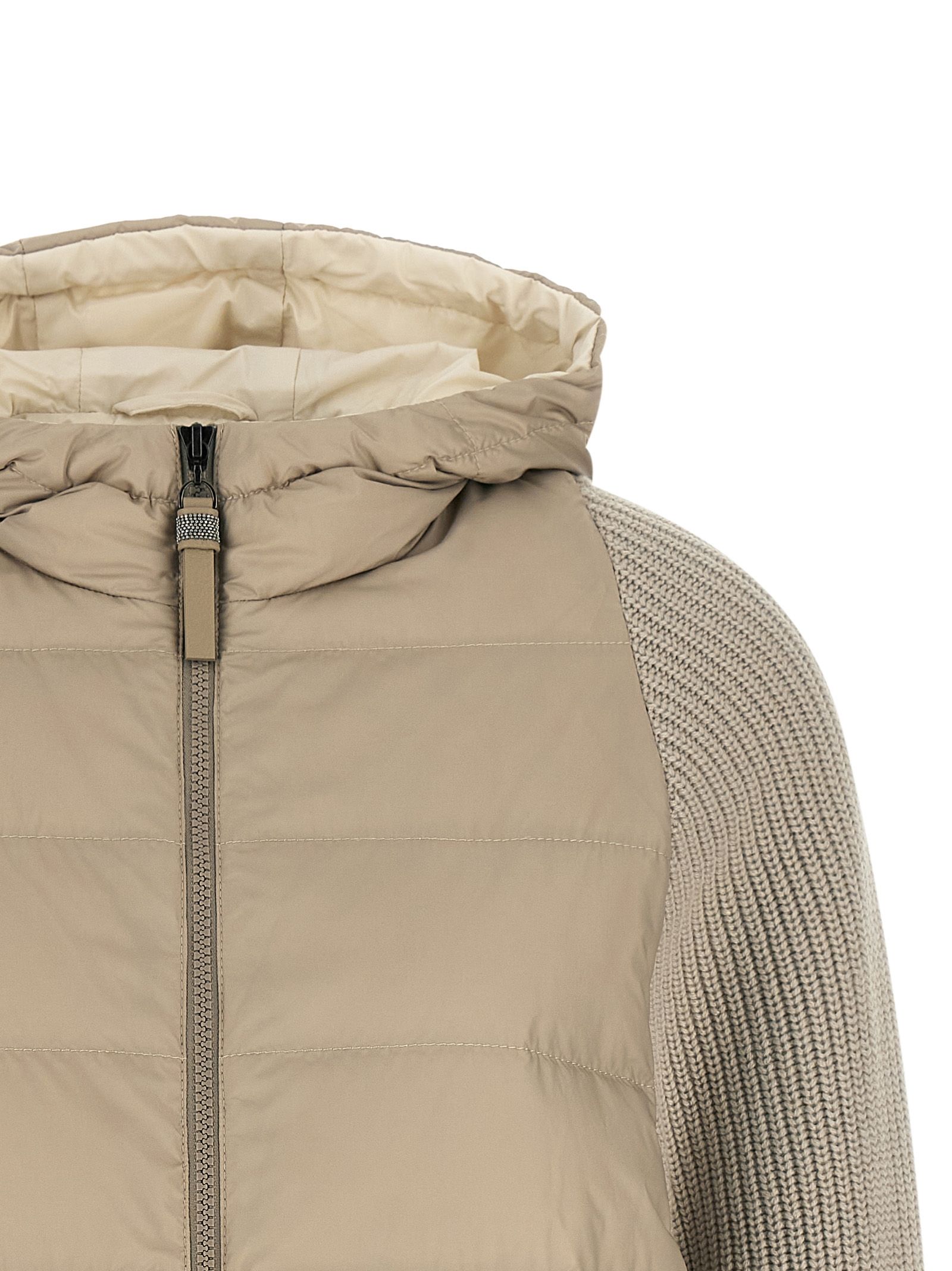 Polyester Full-Length Women's Jacket - Brunello Cucinelli - Modalova