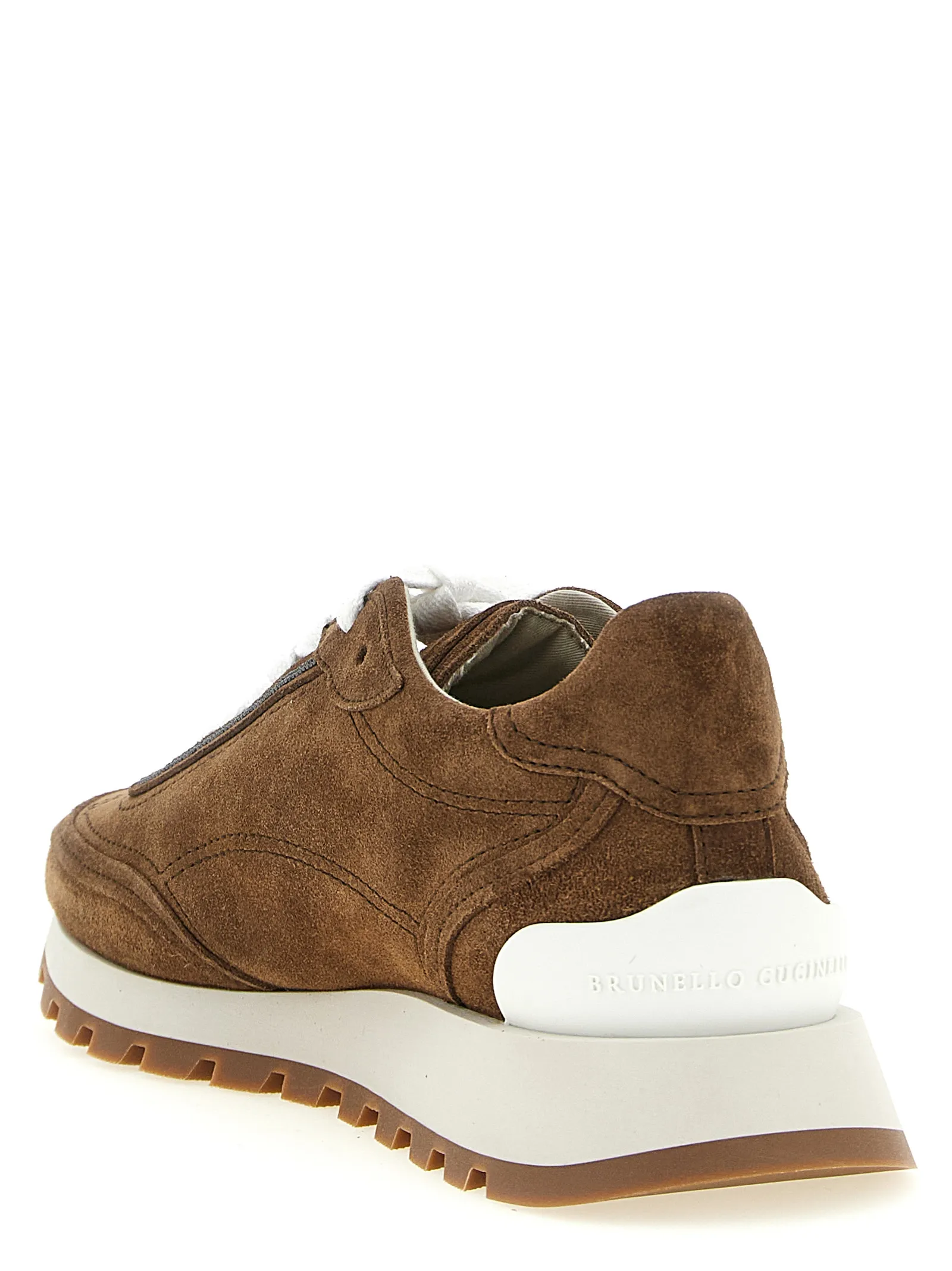Calfskin Low Top Women's Sneakers - Brunello Cucinelli - Modalova