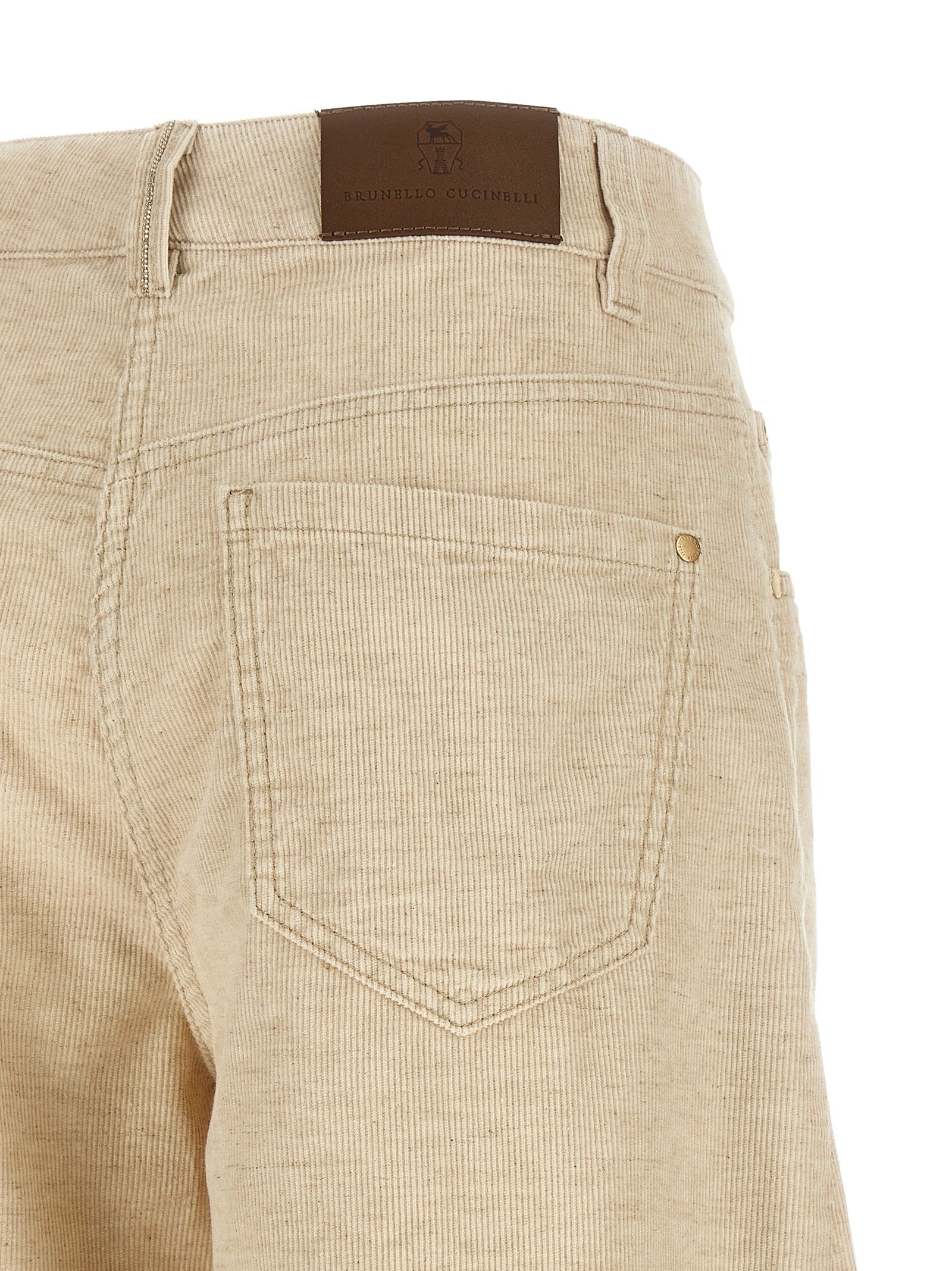Cotton Casual Women's Pants - Brunello Cucinelli - Modalova