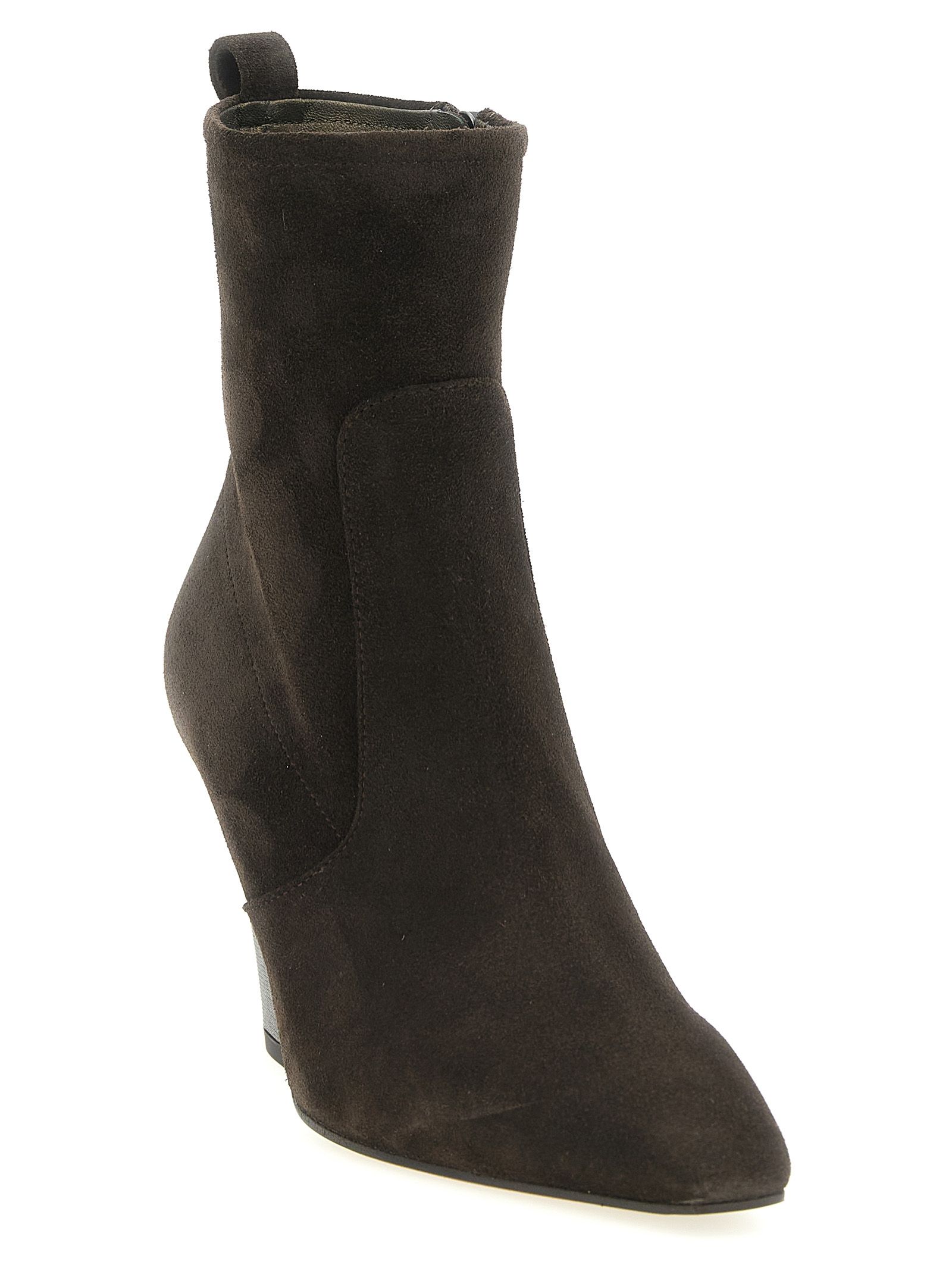 Calfskin Ankle Women's Boots - Brunello Cucinelli - Modalova