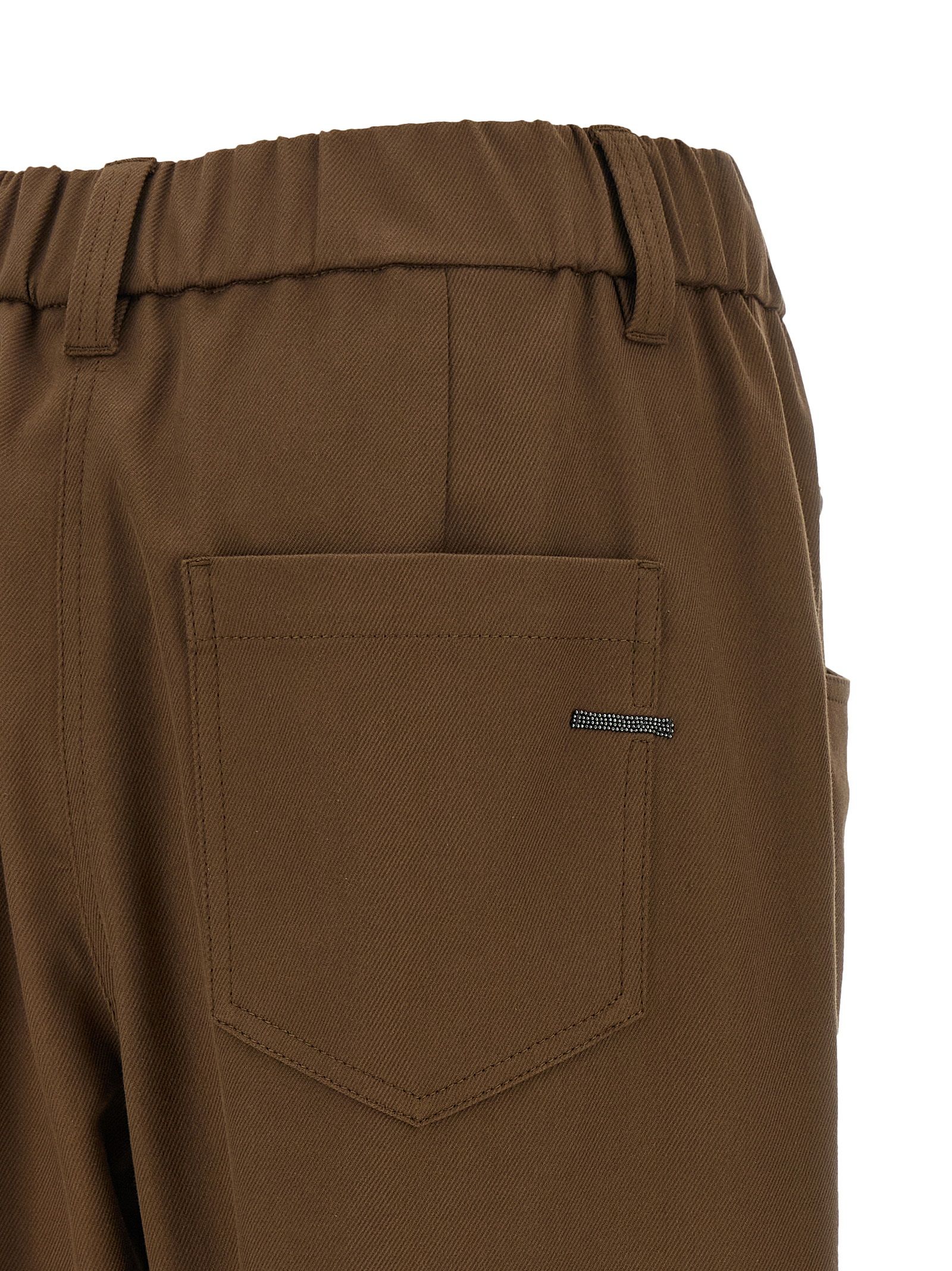 Cotton Casual Women's Pants - Brunello Cucinelli - Modalova