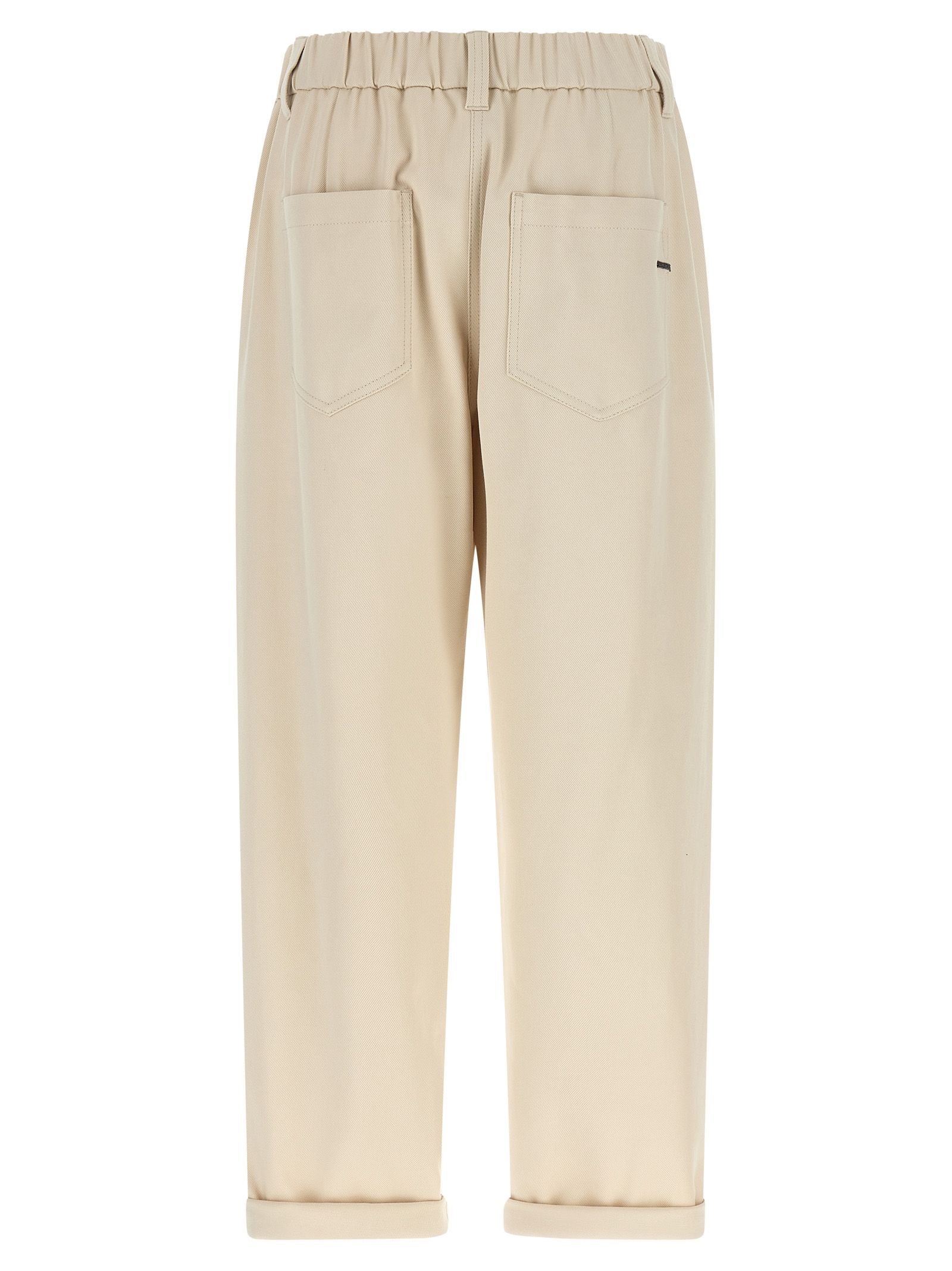 Cotton Casual Women's Pants - Brunello Cucinelli - Modalova